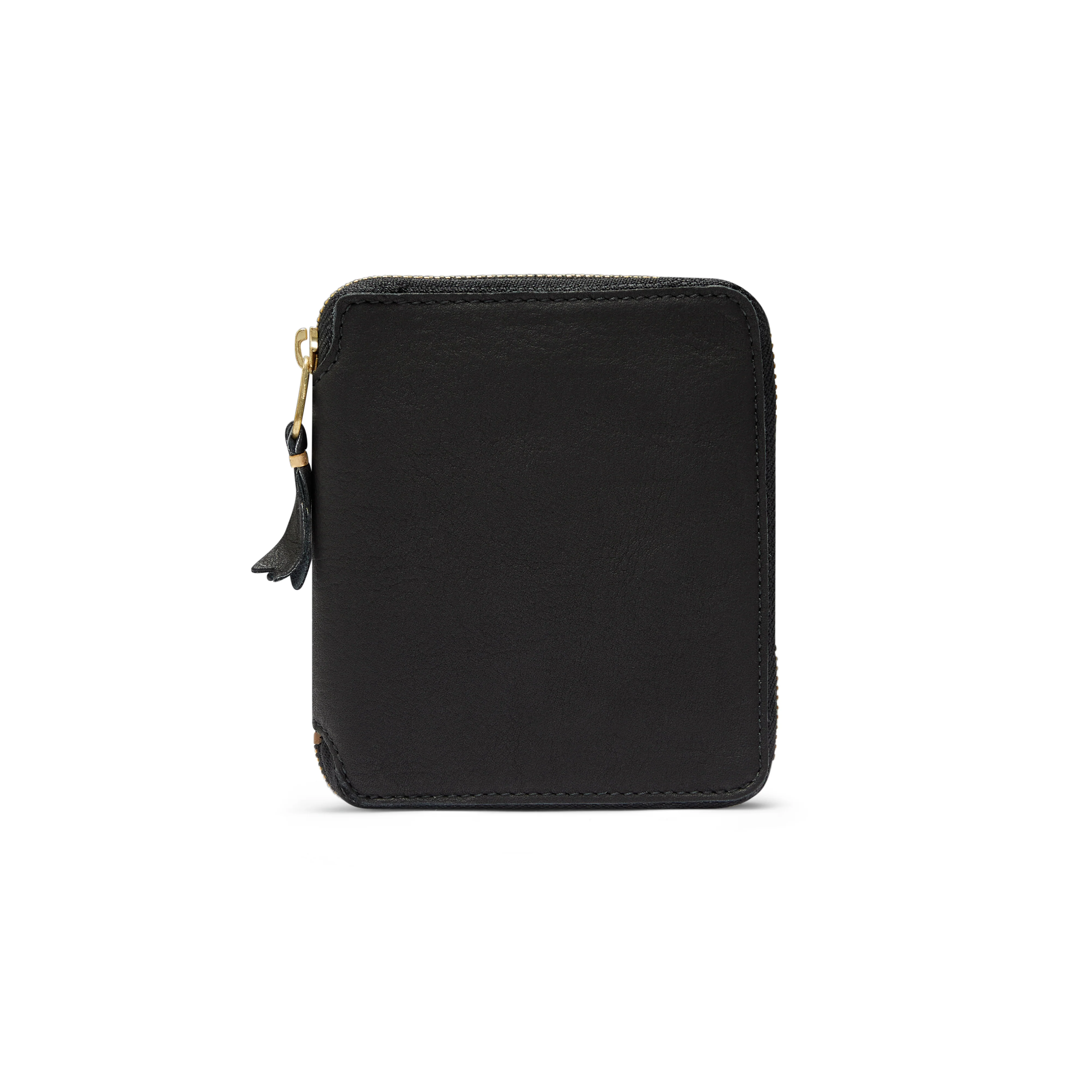CDG Wallet - Washed Full Zip Around Wallet - (Black SA2100WW)