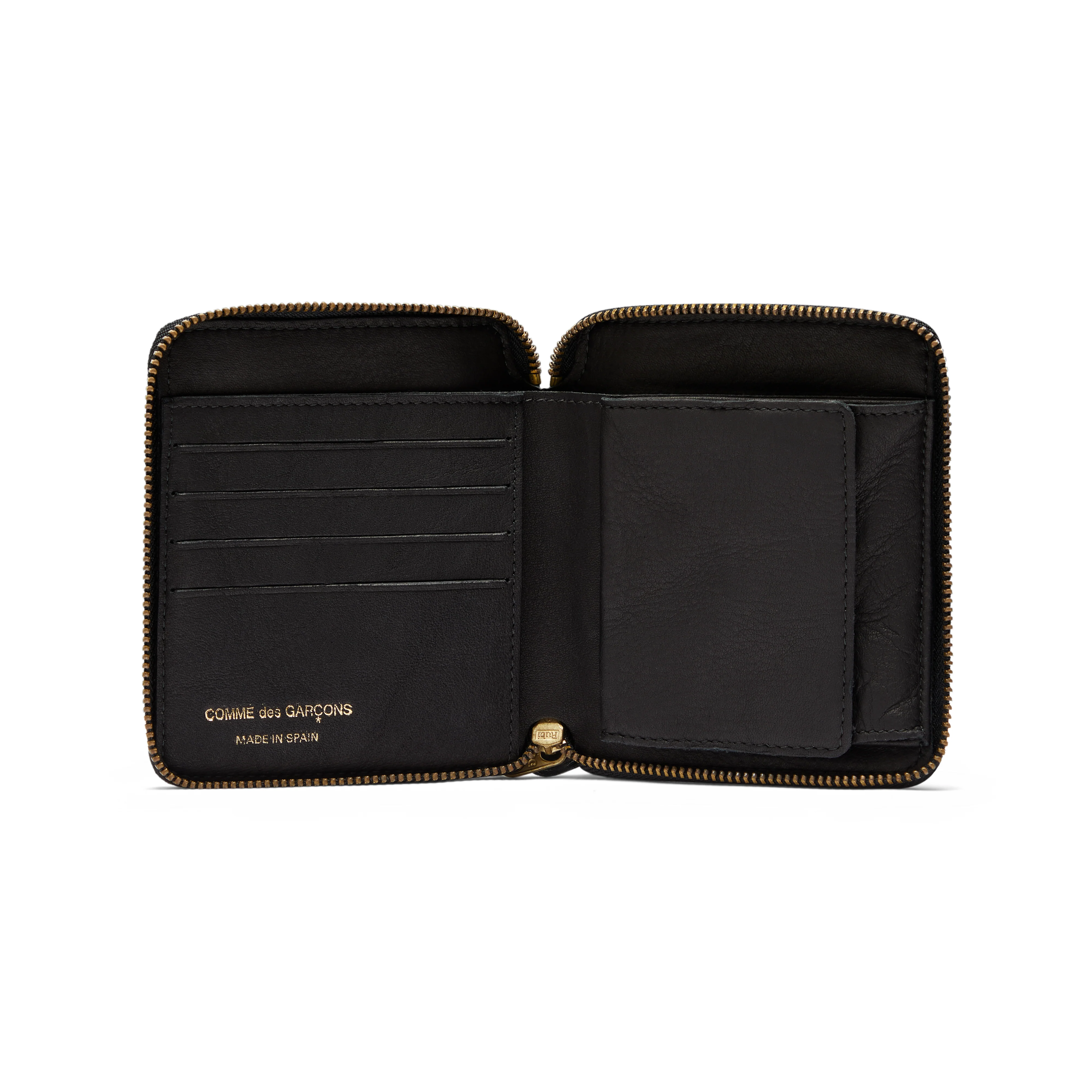 CDG Wallet - Washed Full Zip Around Wallet - (Black SA2100WW) - Image 2