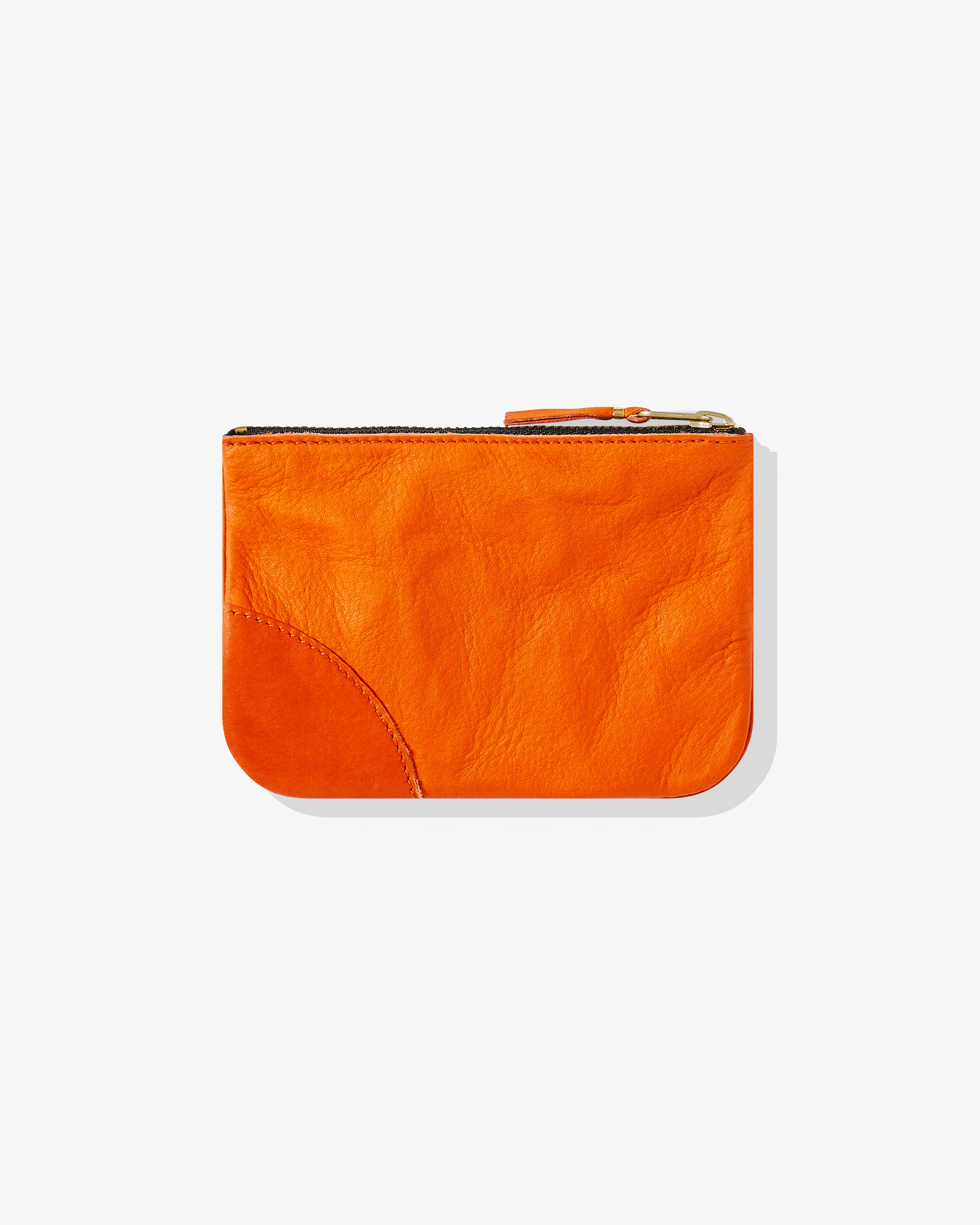 CDG Wallet - Washed Wallet Zip Pouch - (Burnt Orange SA8100) - Image 2