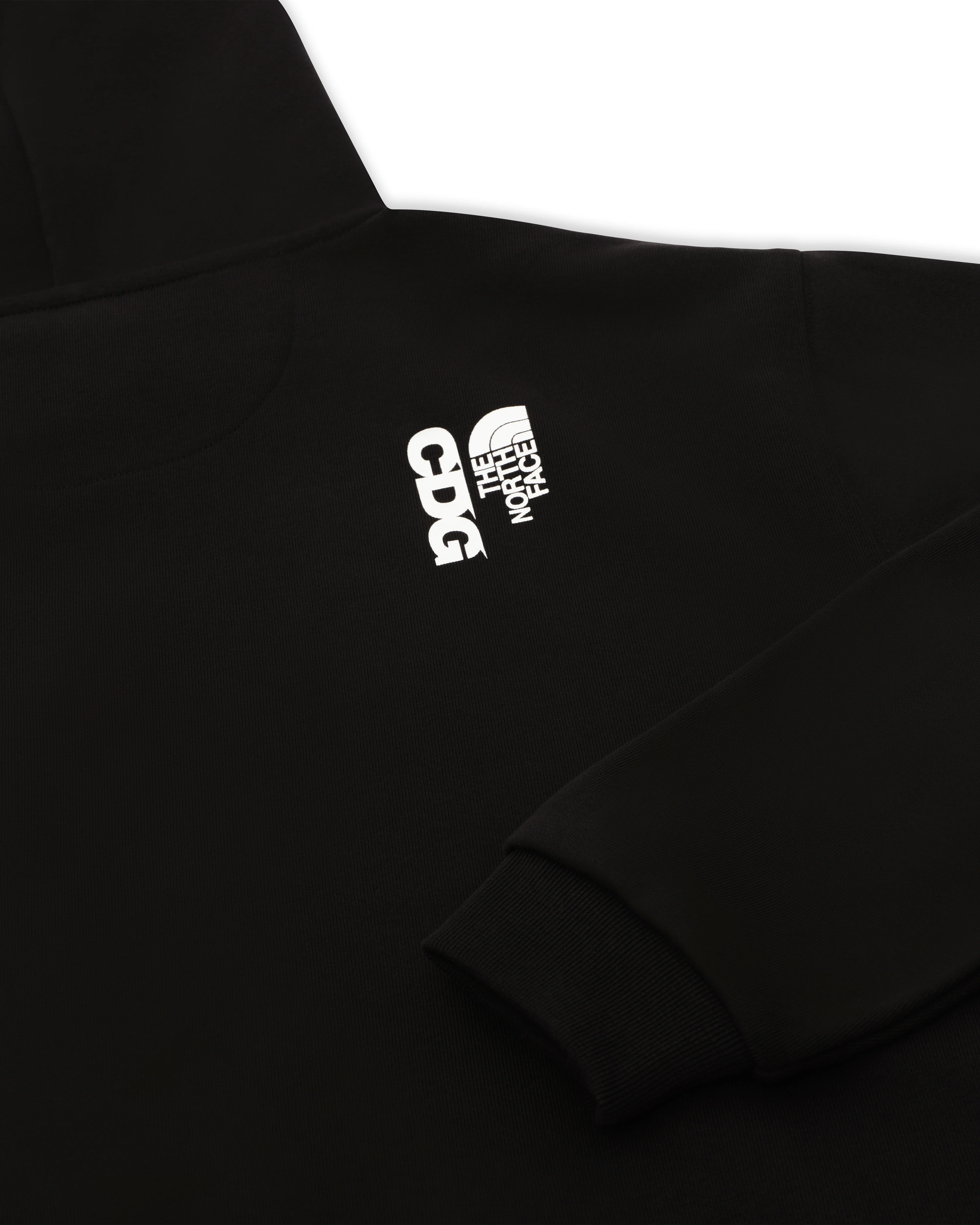 CDG - The North Face Logo Hoodie - (Black) - Image 4