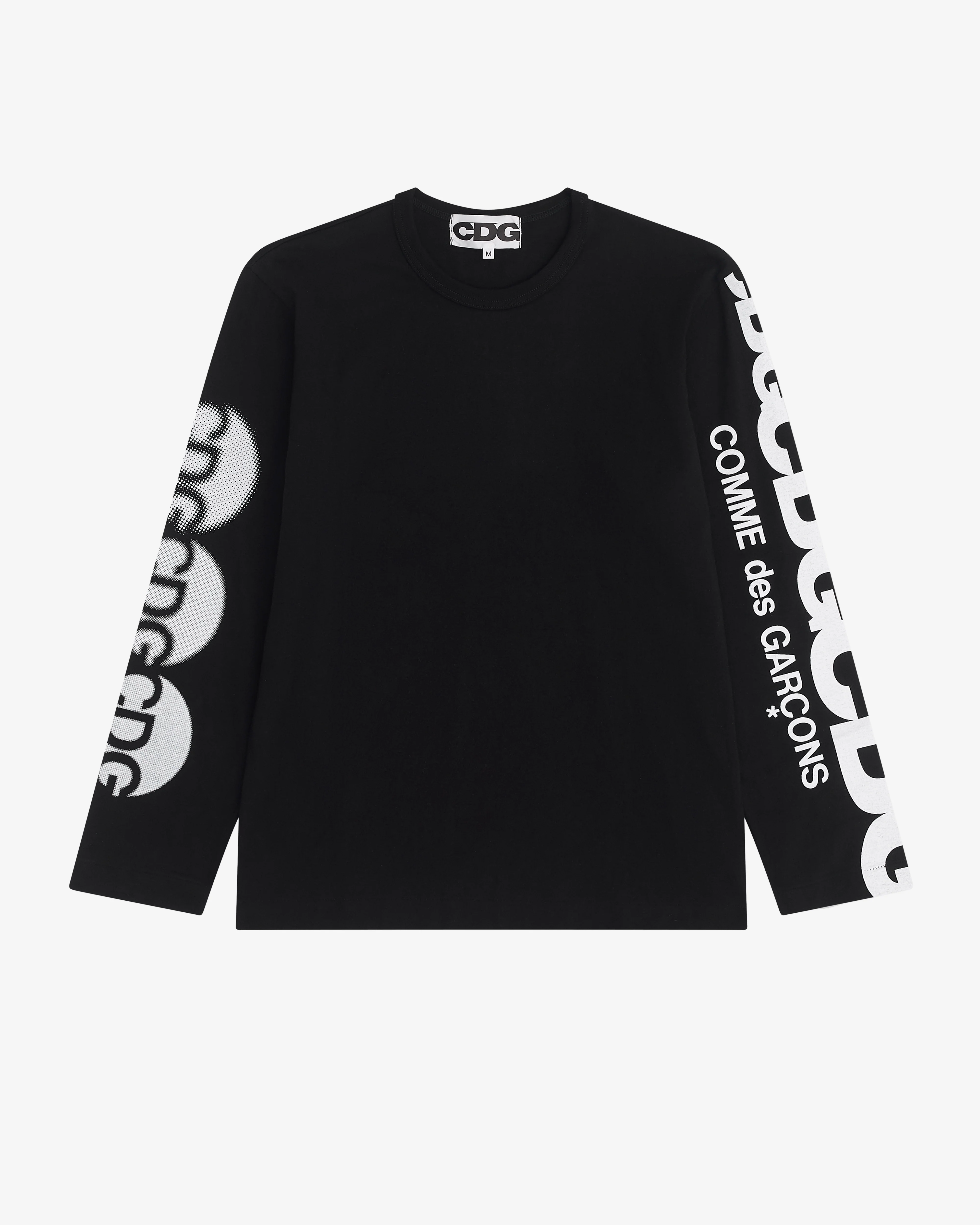 CDG - CDG Logo Long Sleeve T-Shirt - (Black)