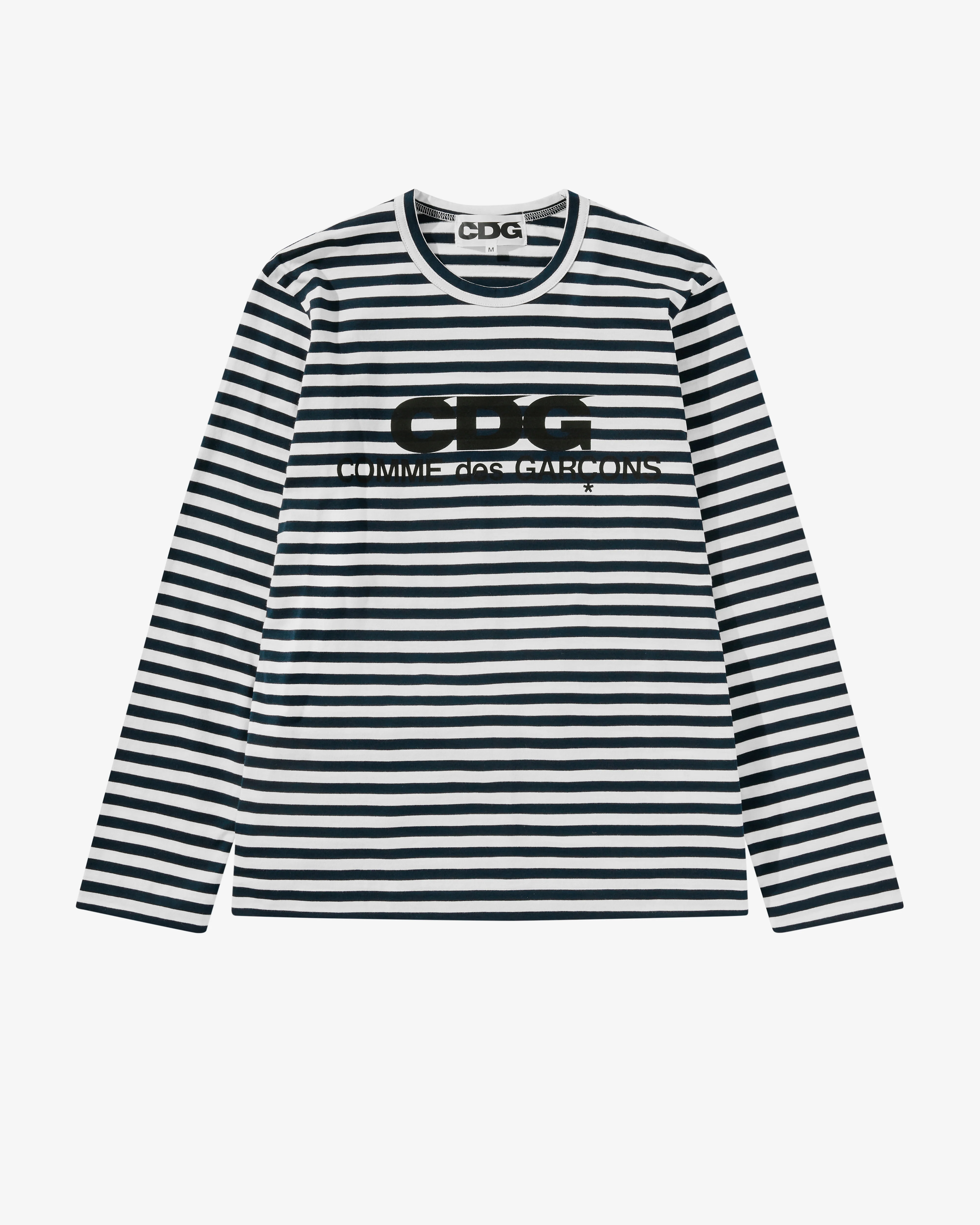 CDG - Striped Long Sleeve T-Shirt - (Navy)