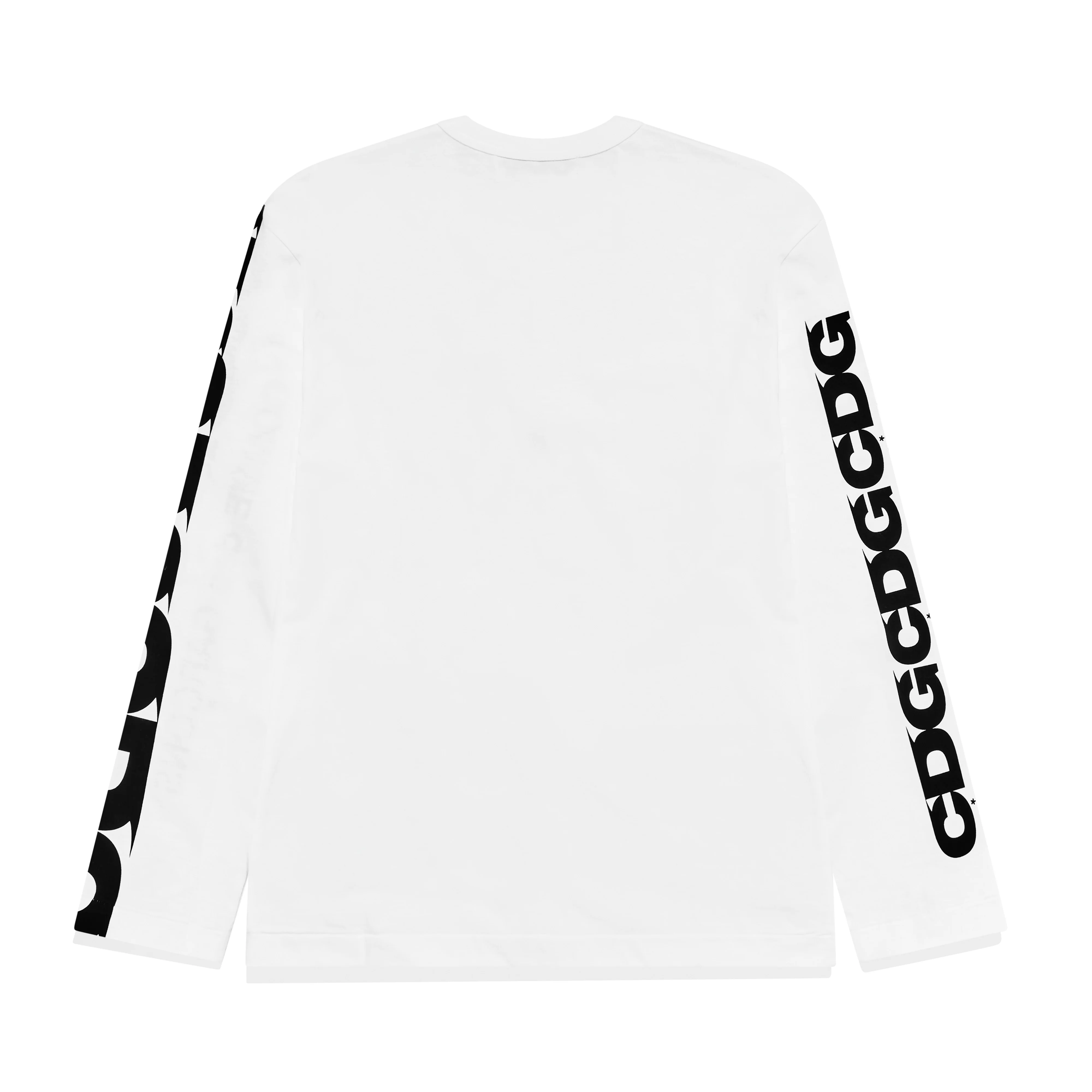 CDG - Women's Long Sleeve T-Shirt - (White) - Image 2