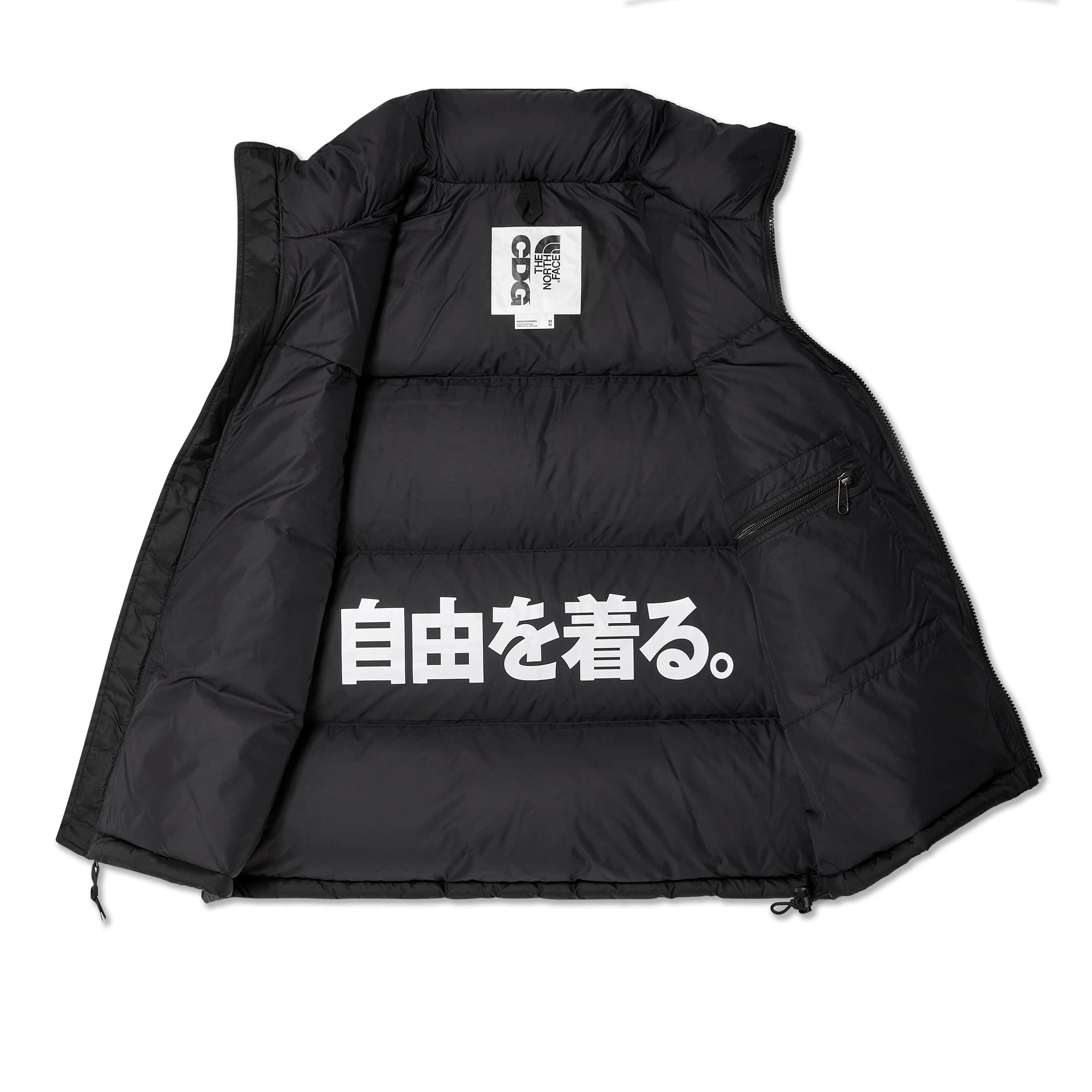 CDG - The North Face Nuptse Vest - (Black) - Image 3