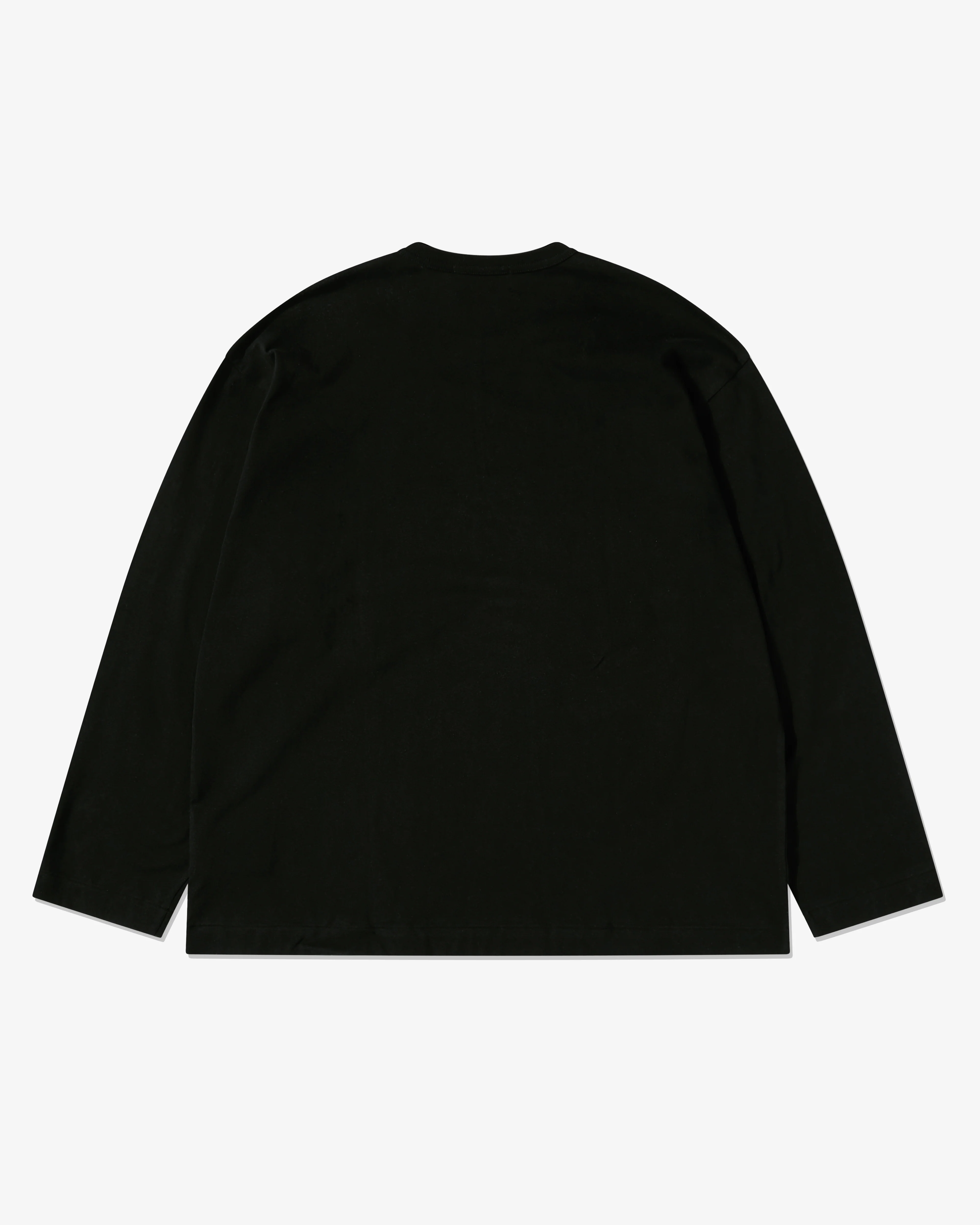 CDG - Small Logo Longsleeve T-Shirt - (Black) - Image 2