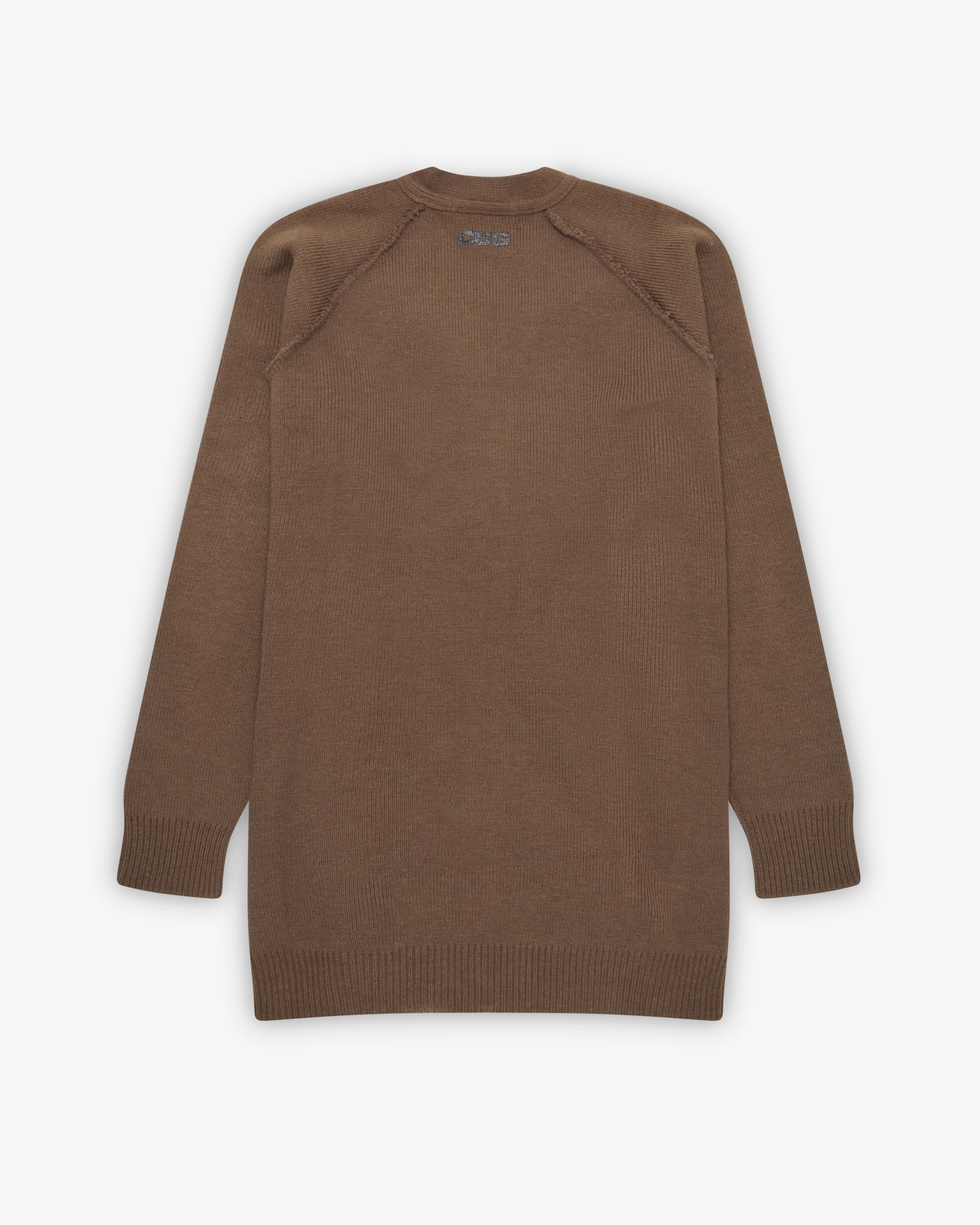 CDG - Outside Seam Cardigan - (Khaki) - Image 2