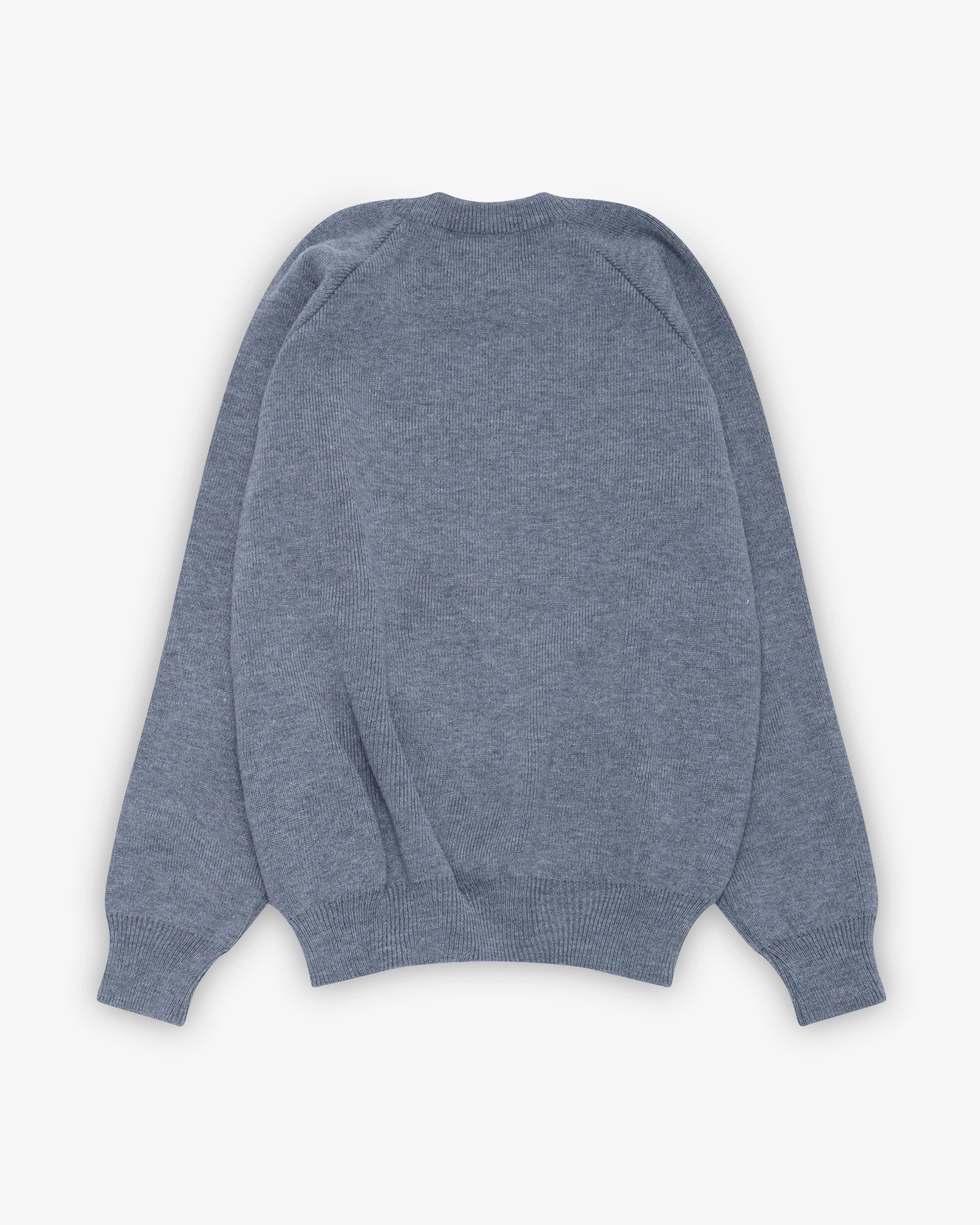 CDG - Rib Stitch School Pullover - (Grey) - Image 2