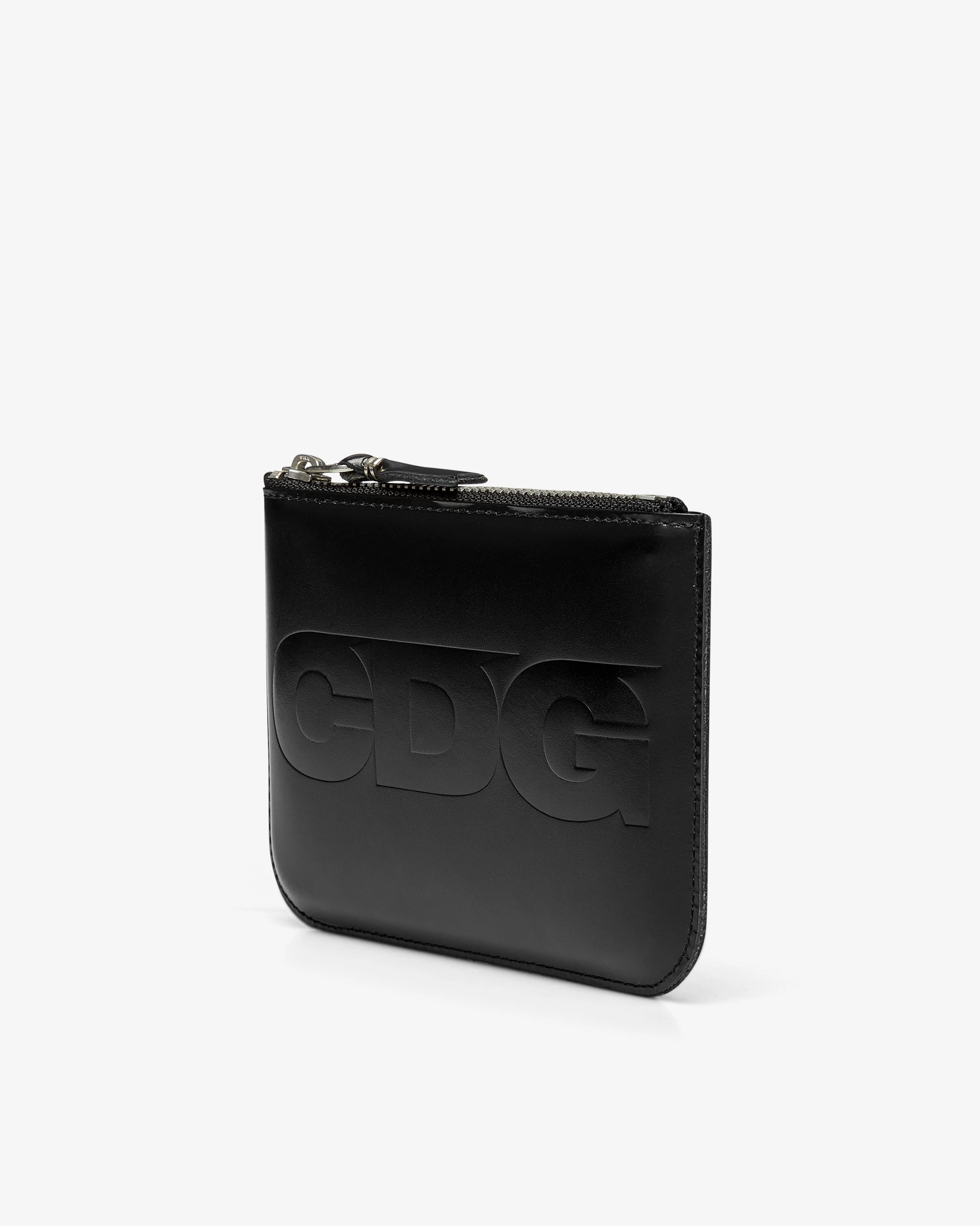 CDG - Embossed Logo Wallet - (SA8100 Black) - Image 3