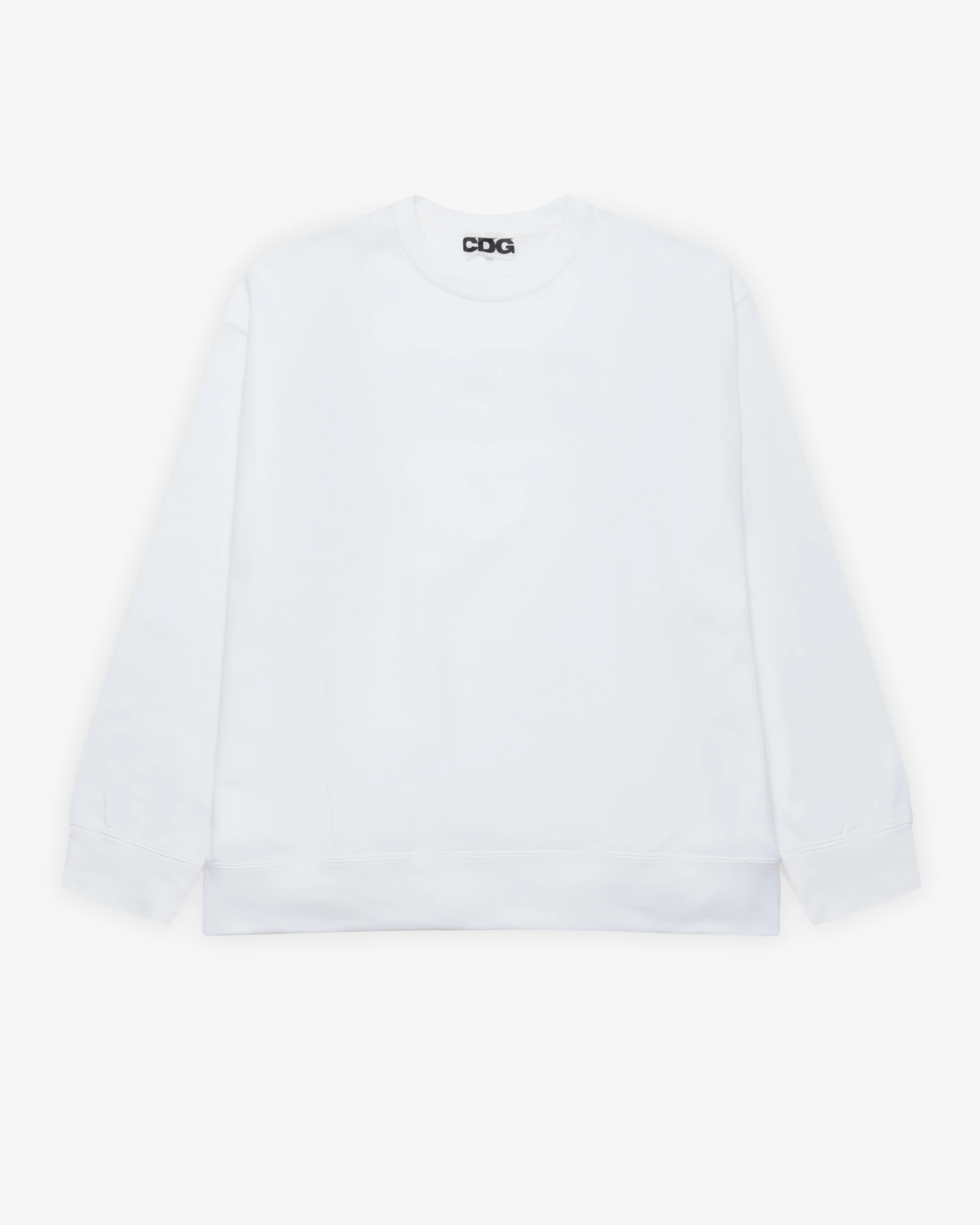 CDG - Oversized Sweatshirt - (White) - Image 2