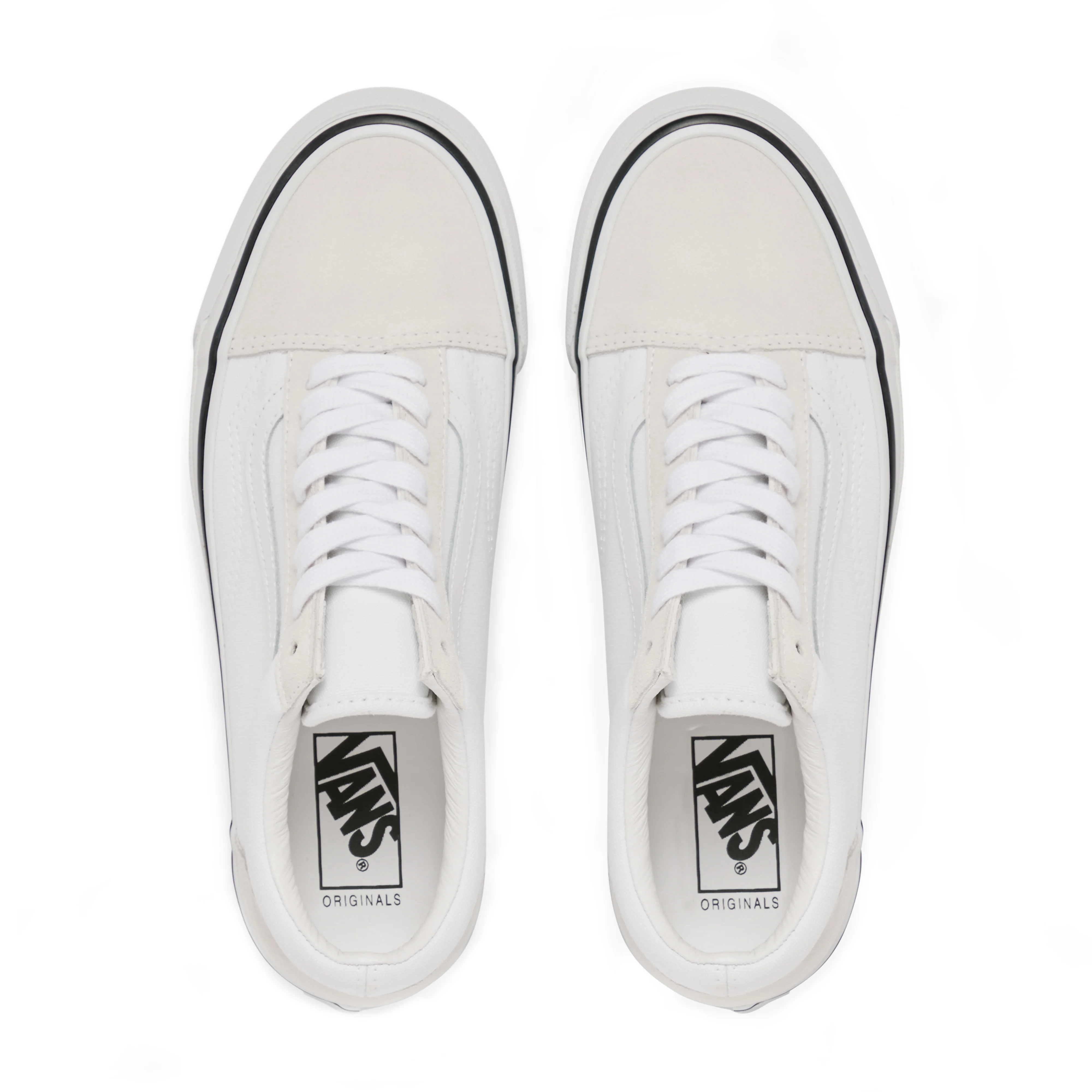 CDG - Men's Vans Old Skool LX Sneakers - (White) - Image 6
