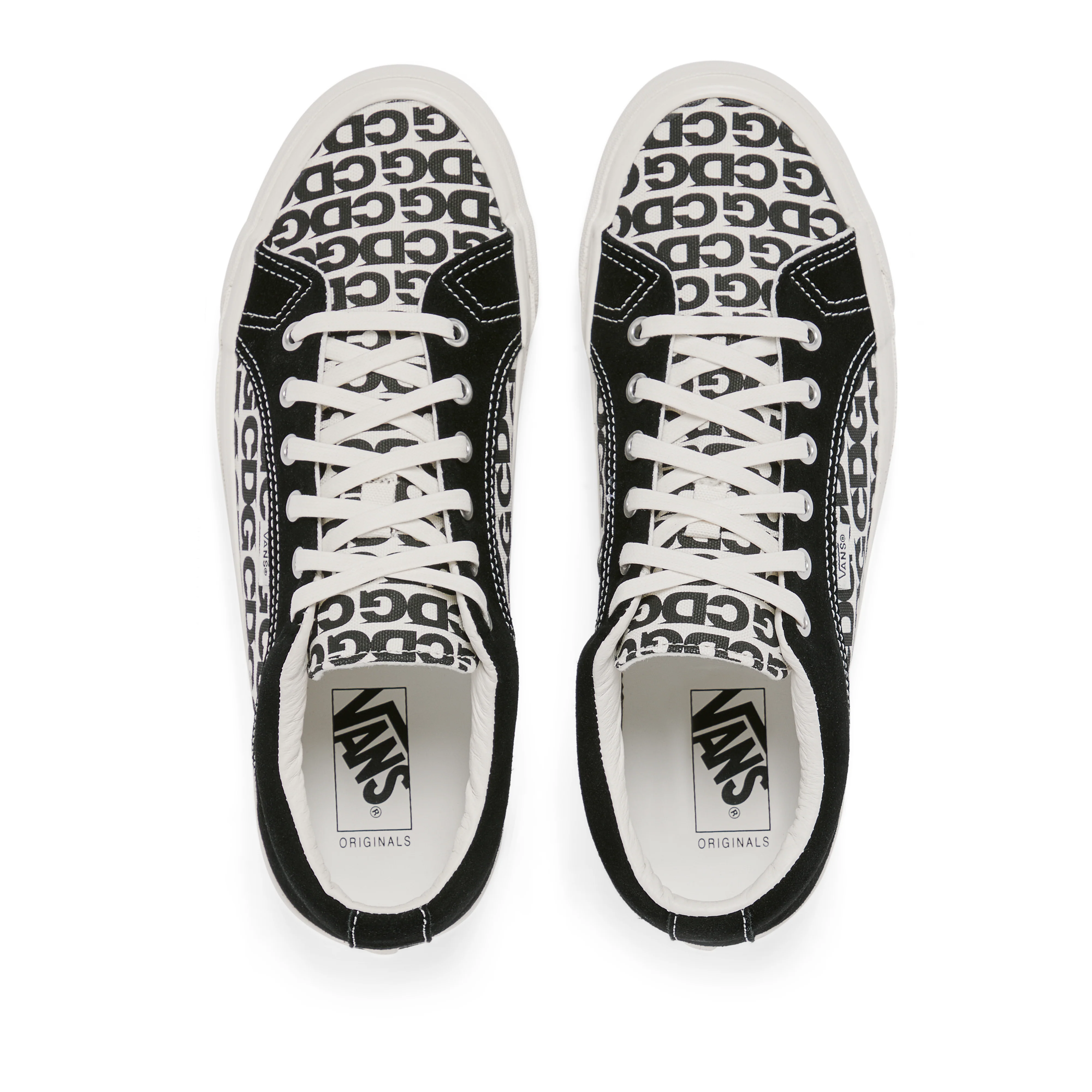 CDG - Men's Vans Lampin Sneakers - (Black) - Image 6