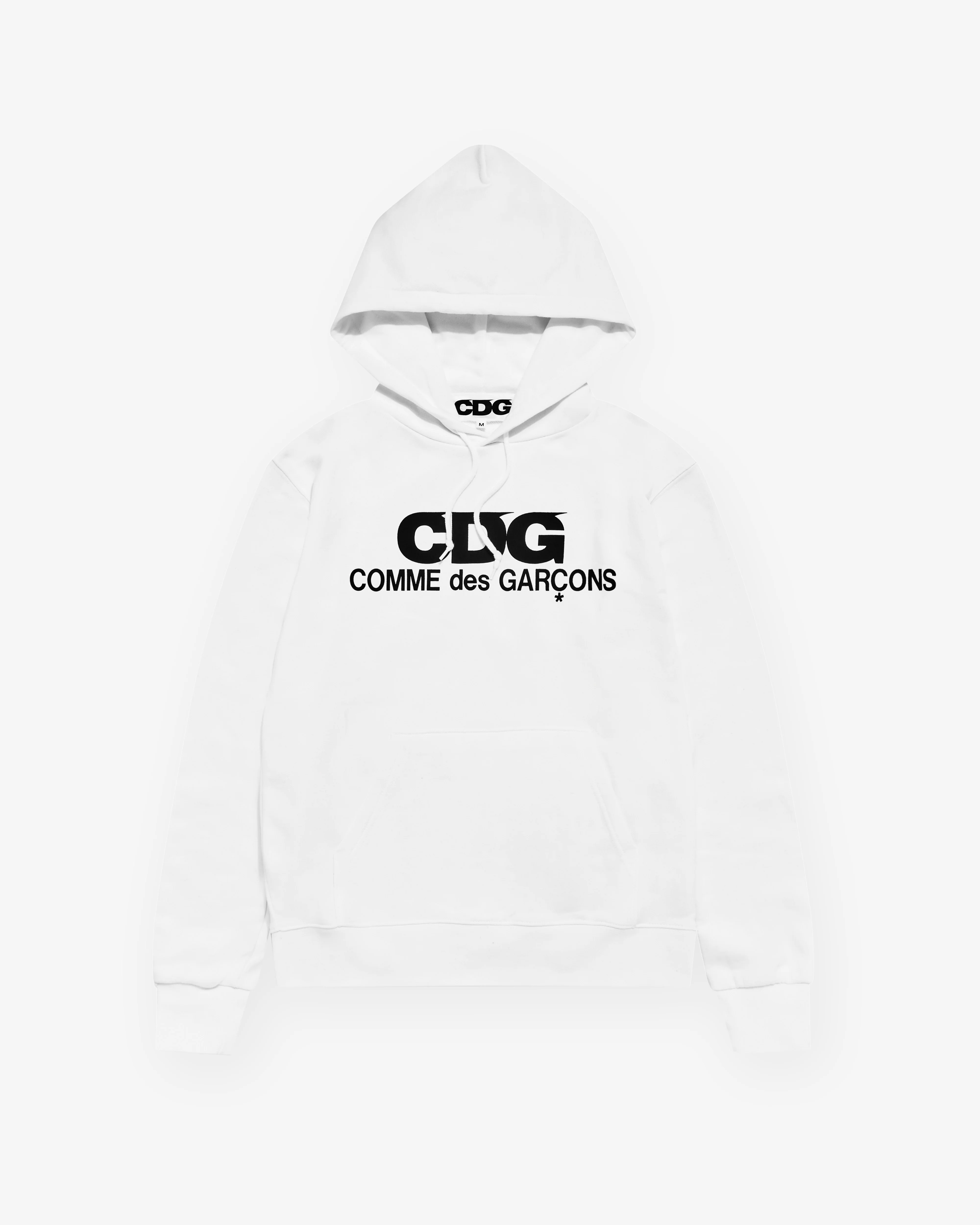 CDG - Logo Hooded Sweatshirt - (White)