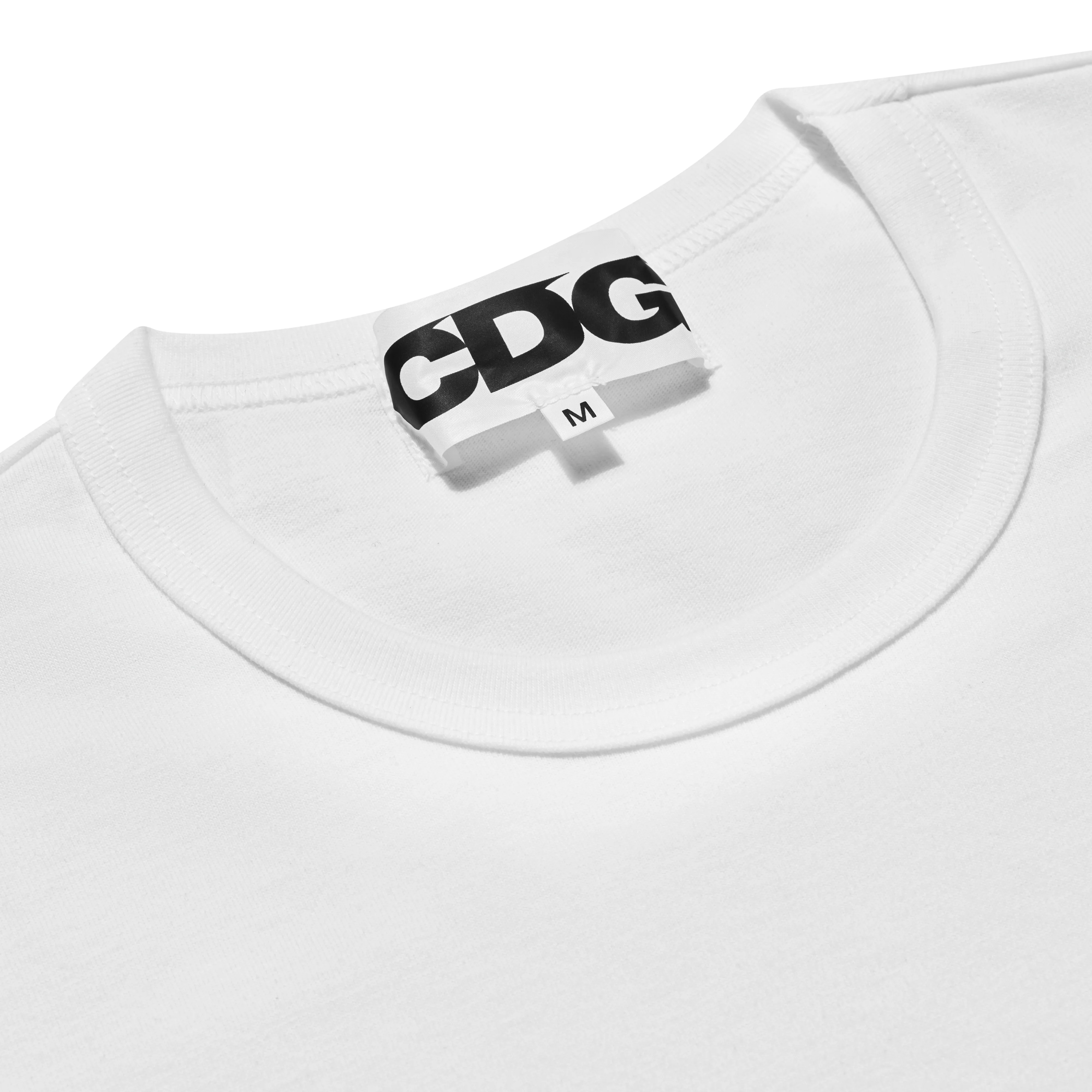 CDG - Long Sleeve T-Shirt - (White) - Image 3