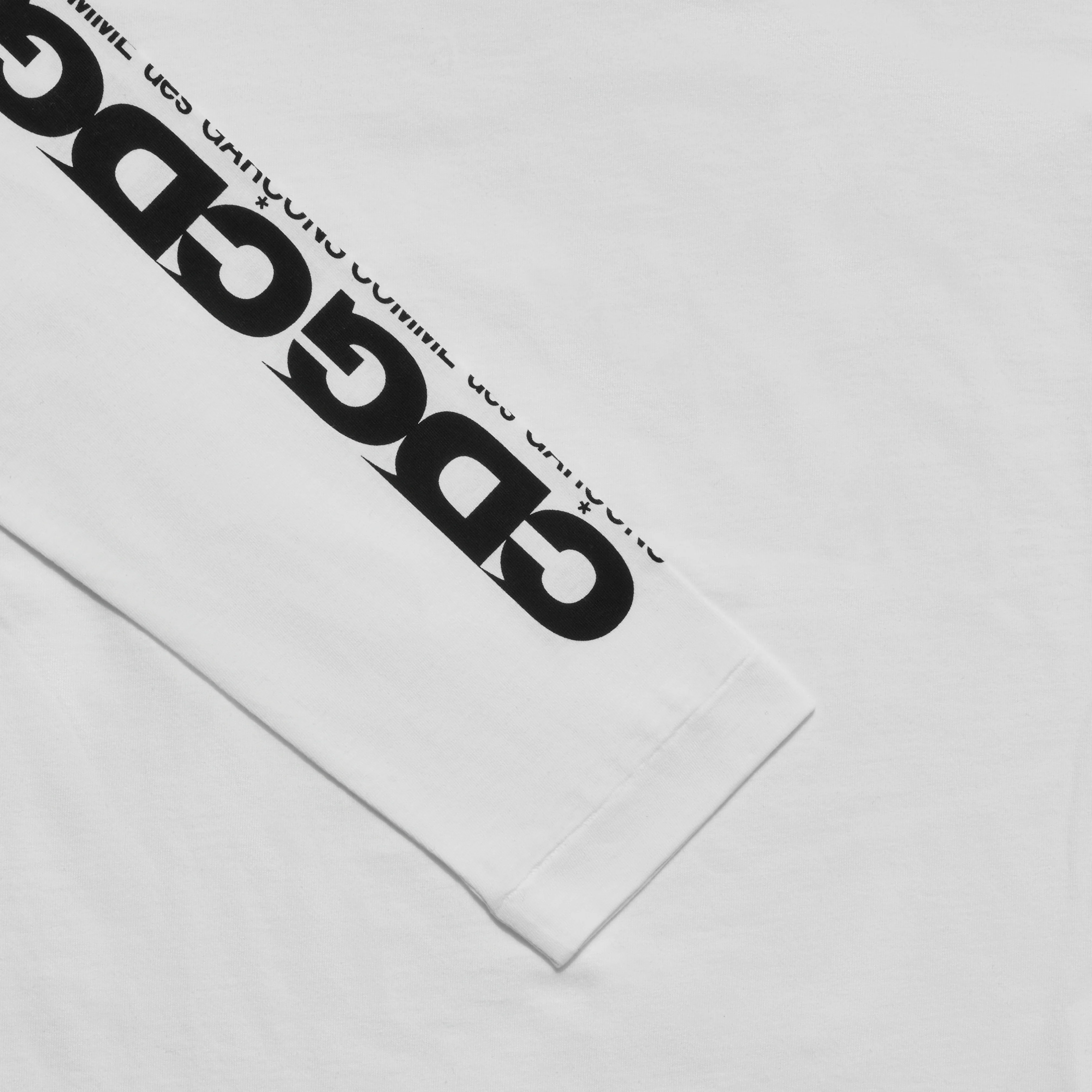 CDG - Long Sleeve T-Shirt - (White) - Image 4