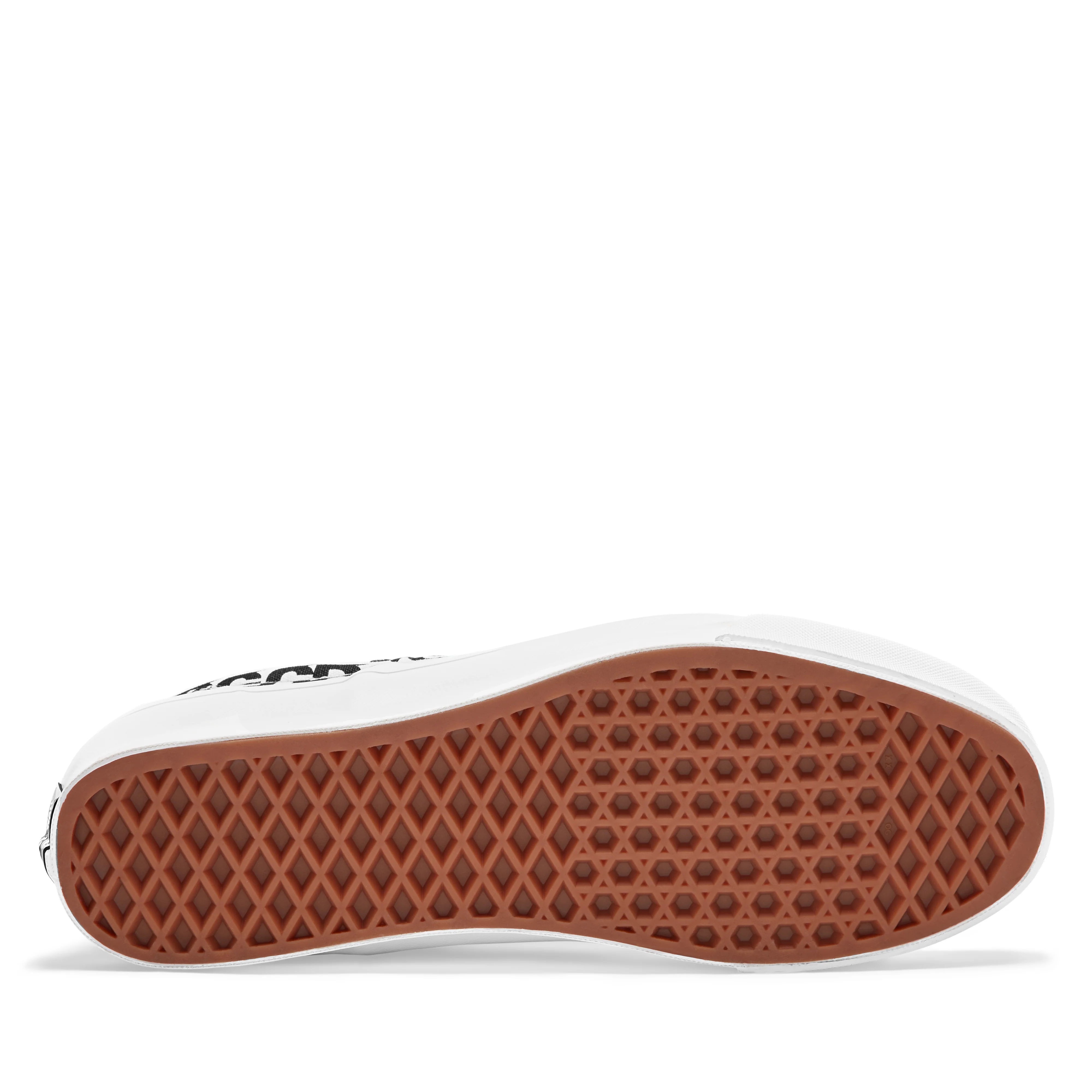CDG - Men's Vans Slip-On Sneakers - (White) - Image 5
