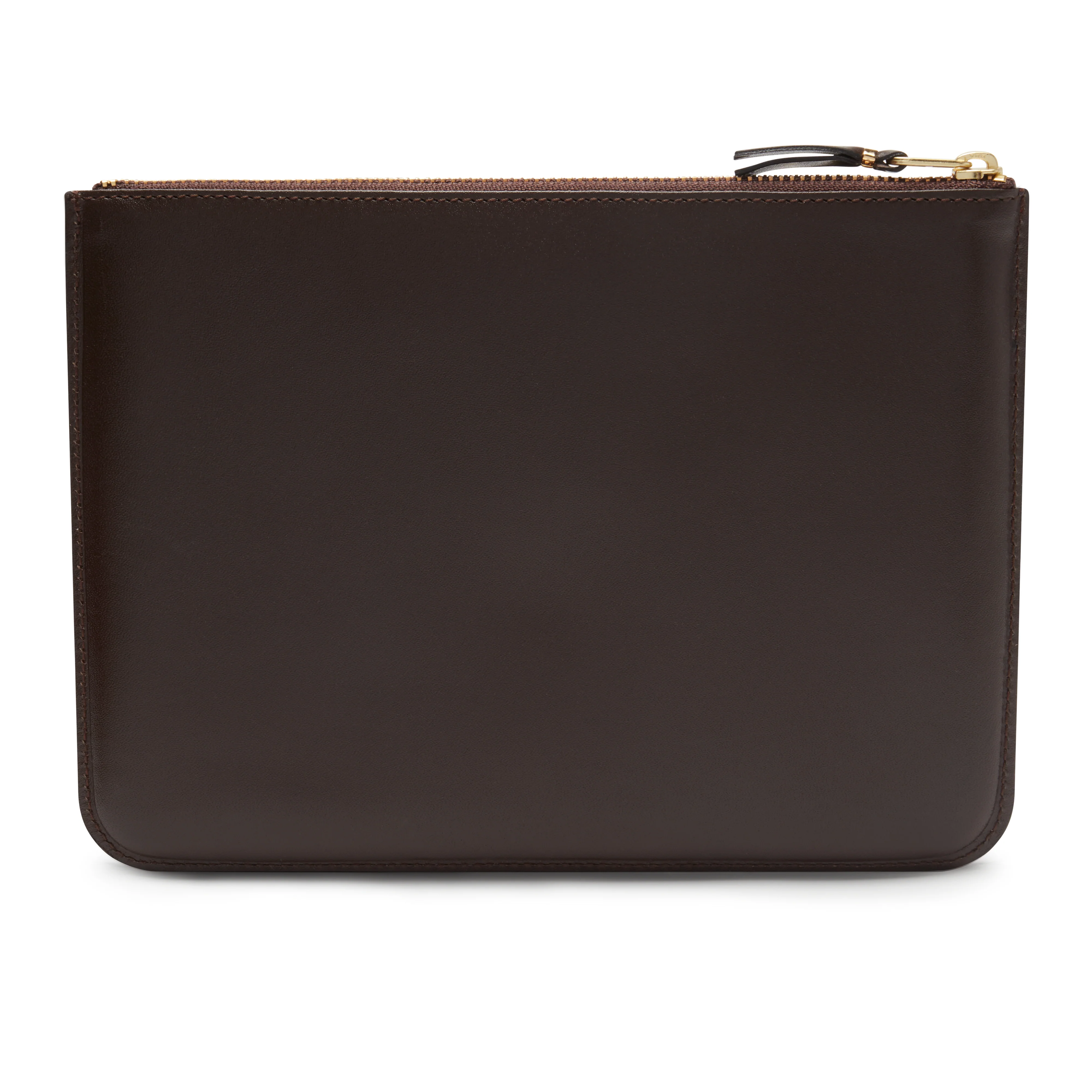 CDG Wallet - Outside Pocket Zip Pouch - (Brown SA5100) - Image 3