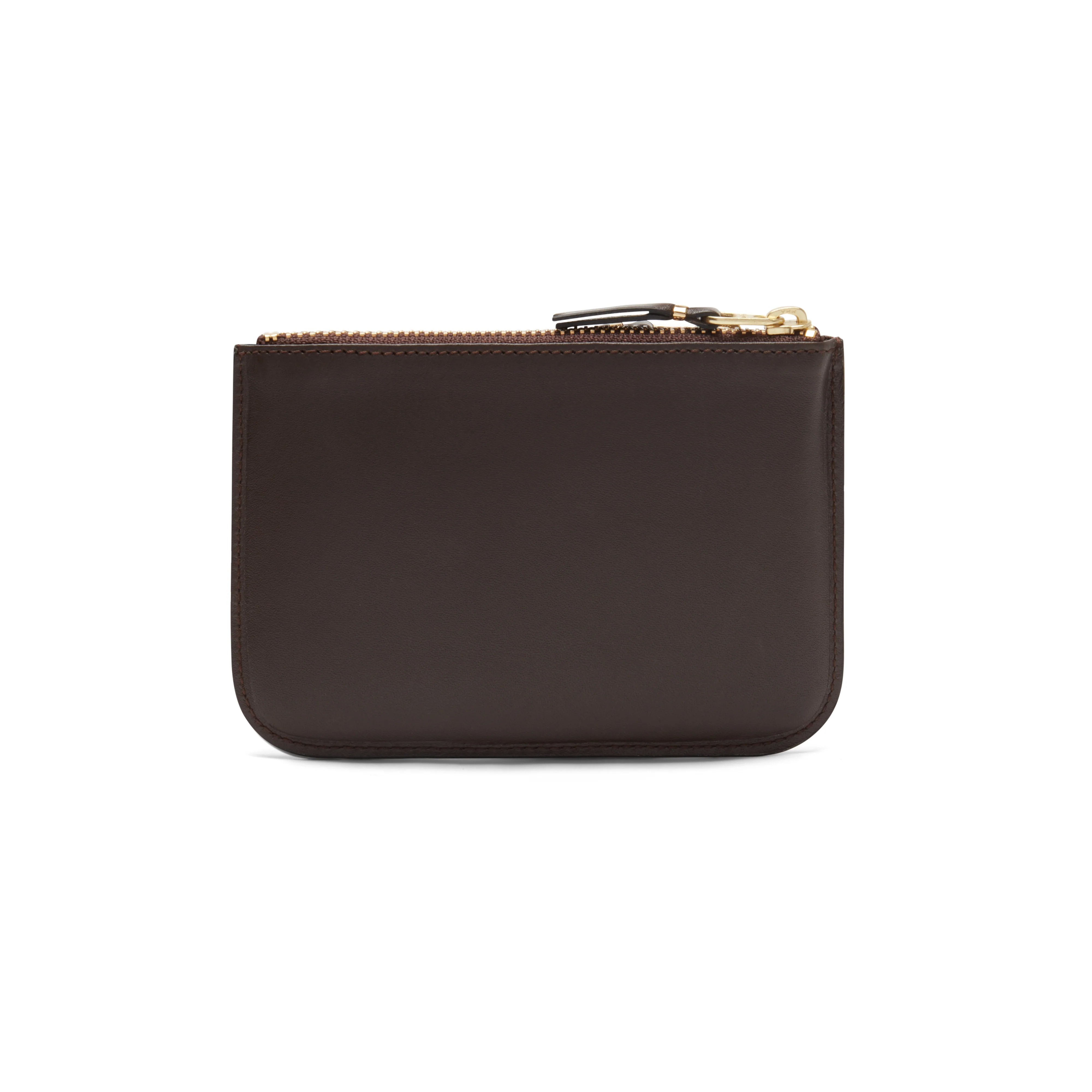 CDG Wallet - Outside Pocket Zip Pouch - (Brown SA8100) - Image 3