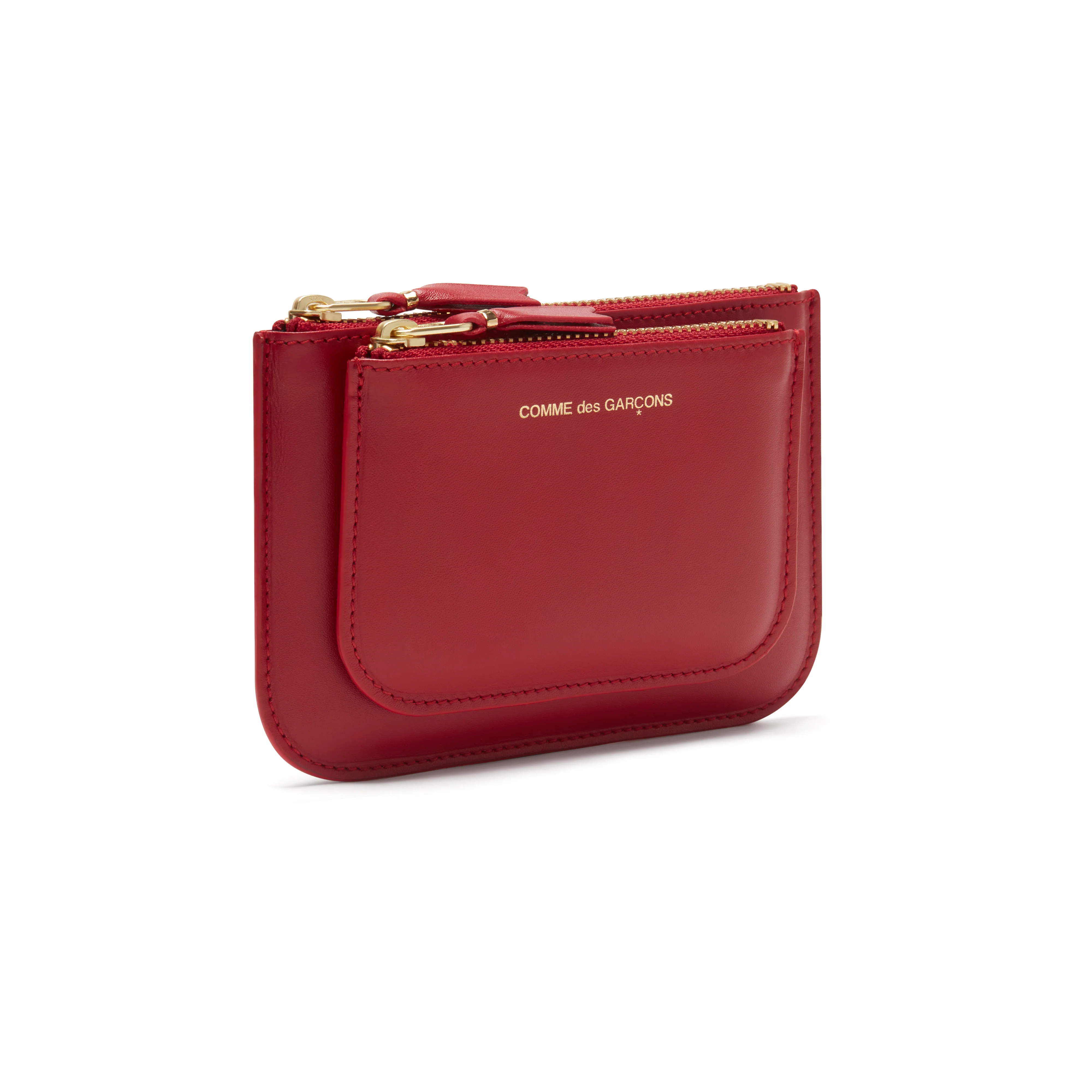 CDG Wallet - Outside Pocket Zip Pouch - (Red SA8100) - Image 2