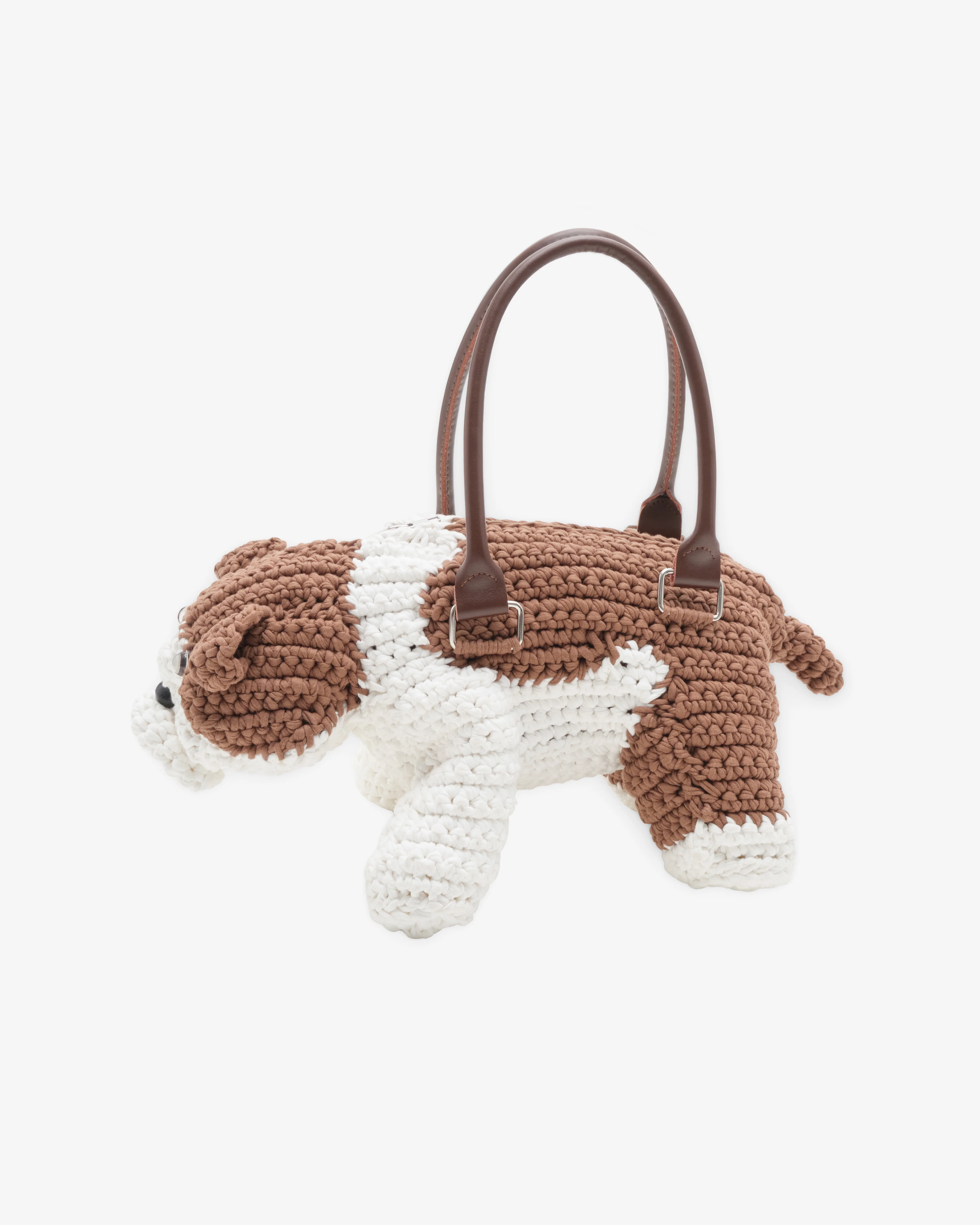 Charles Jeffrey - Men's Bulldog Bag - (Beige) - Image 2