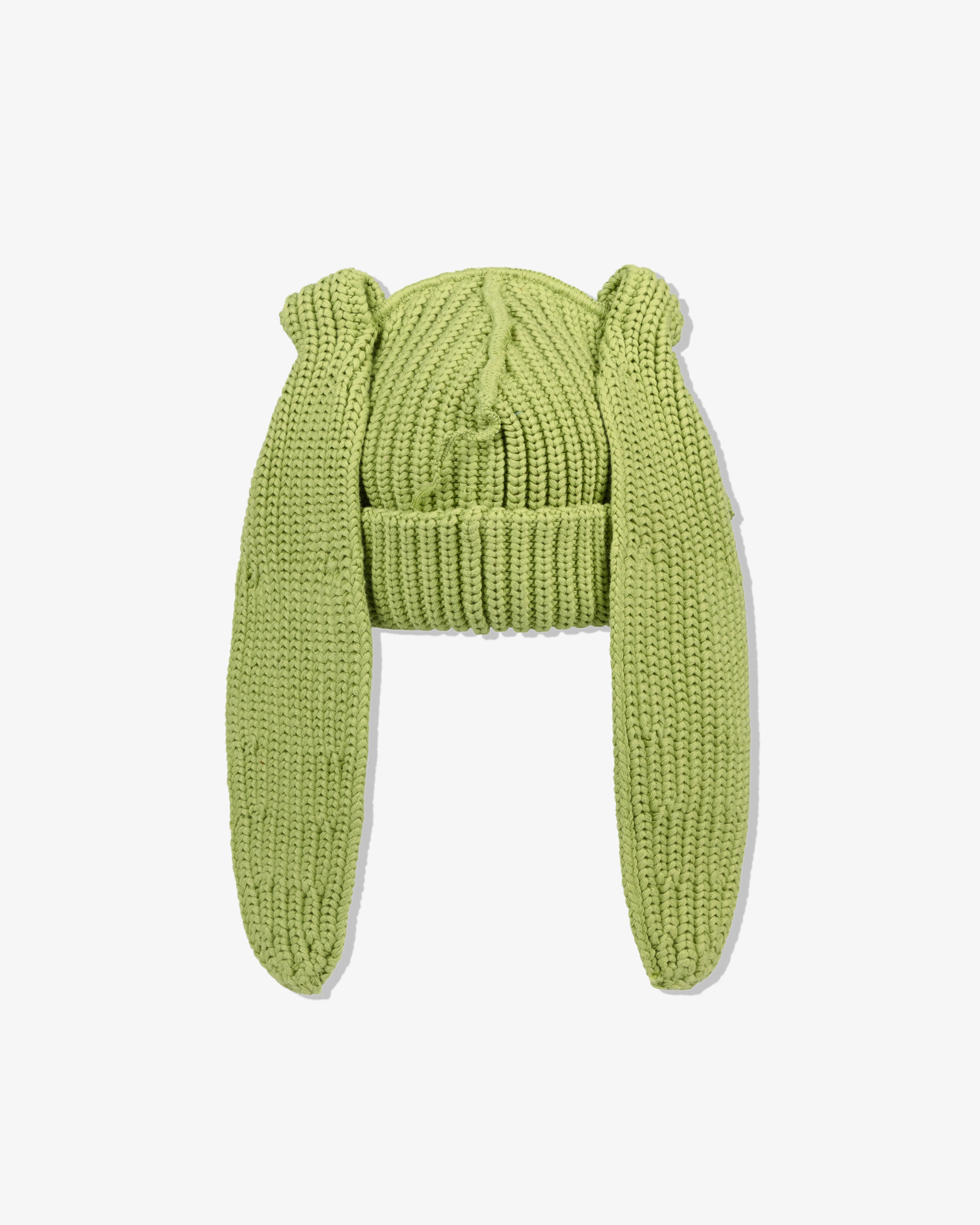 Charles Jeffrey - Men's Chunky Rabbit Beanie - (Green) - Image 2
