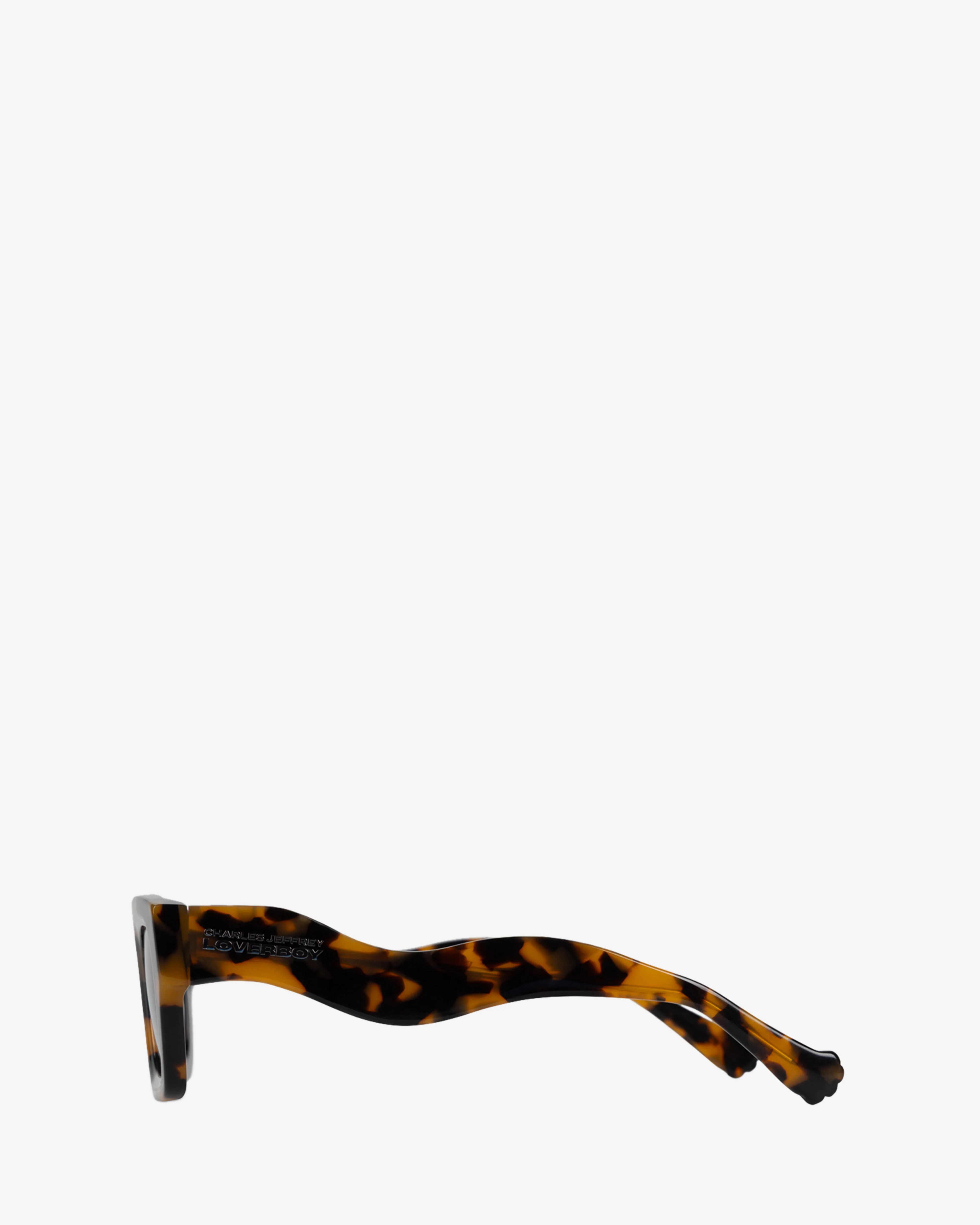 Charles Jeffrey - Topsy Turvy Sunglasses - (Brown) - Image 3