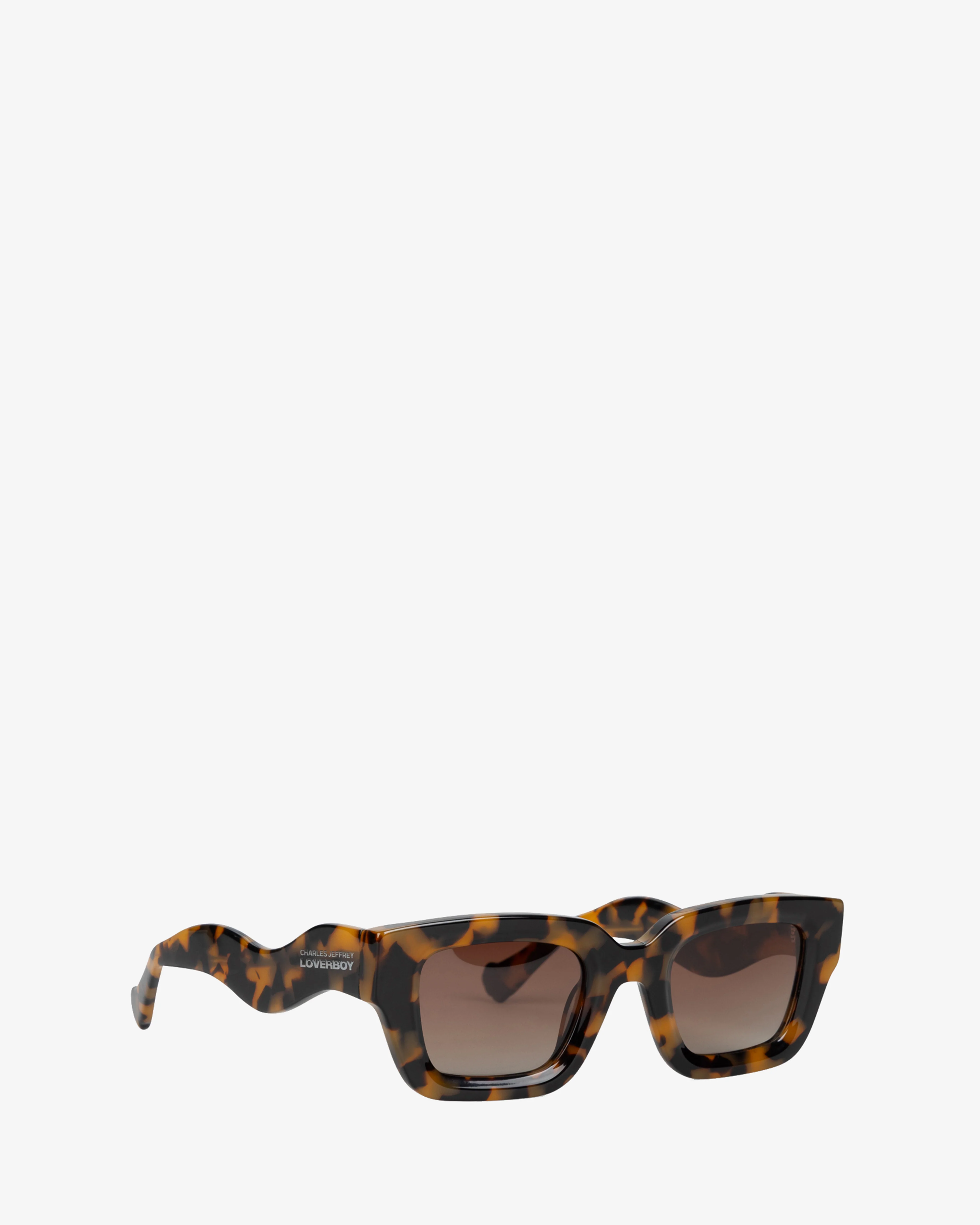 Charles Jeffrey - Topsy Turvy Sunglasses - (Brown) - Image 5