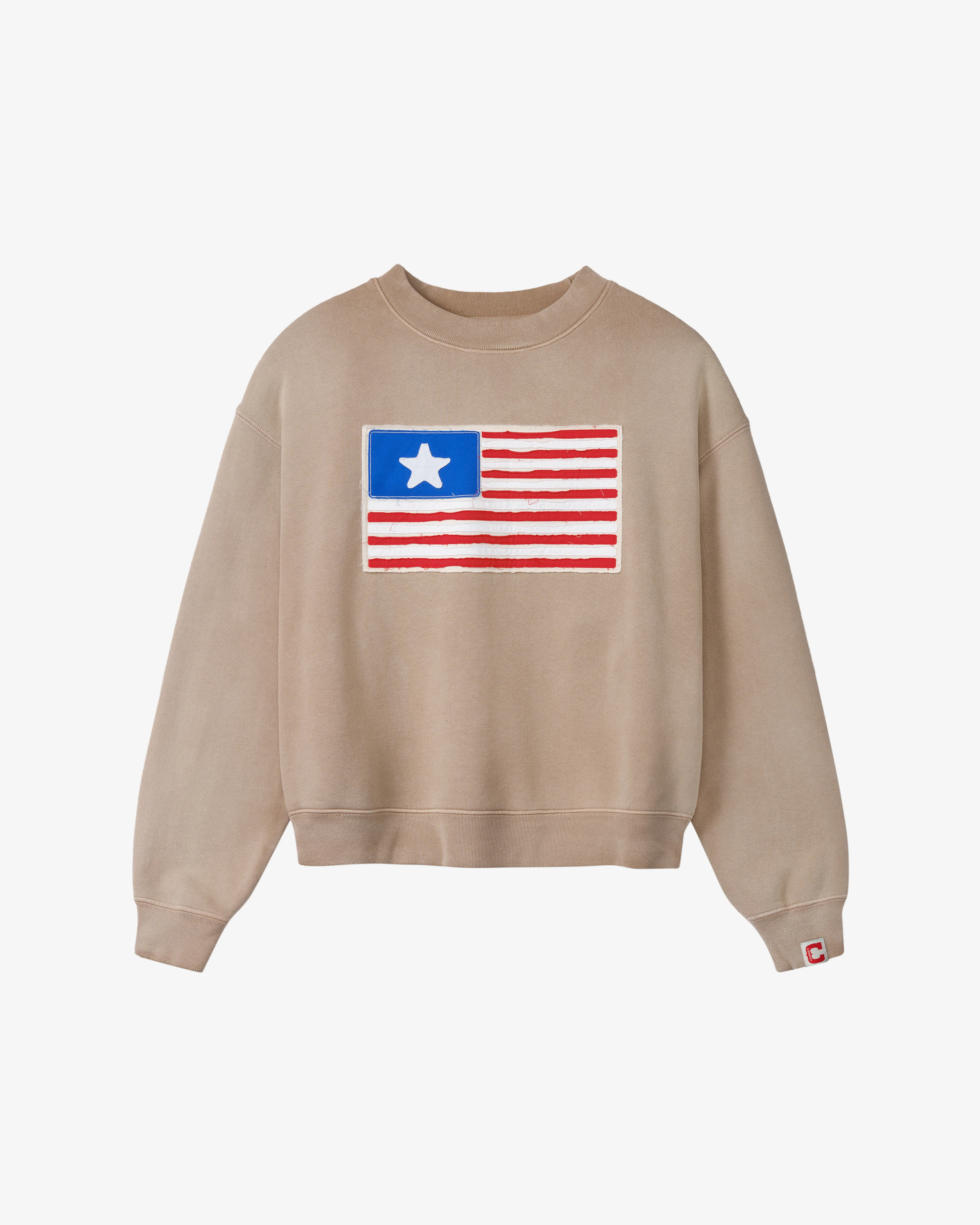 Cherry Los Angeles - Men's 1 Star Crewneck - (Desert Tan)