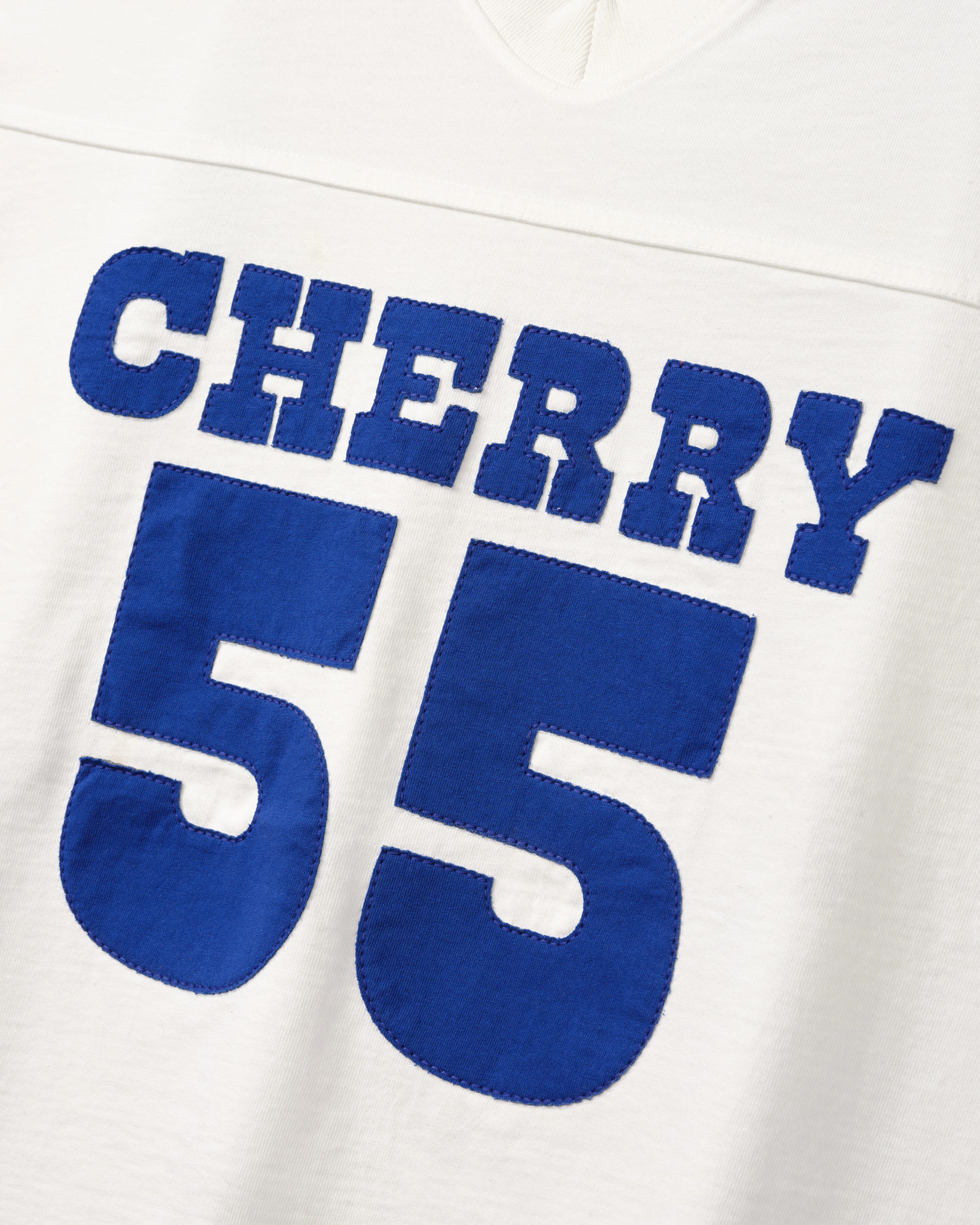 Cherry Los Angeles - Men's Appliqué Football Jersey - (Vintage White) - Image 3
