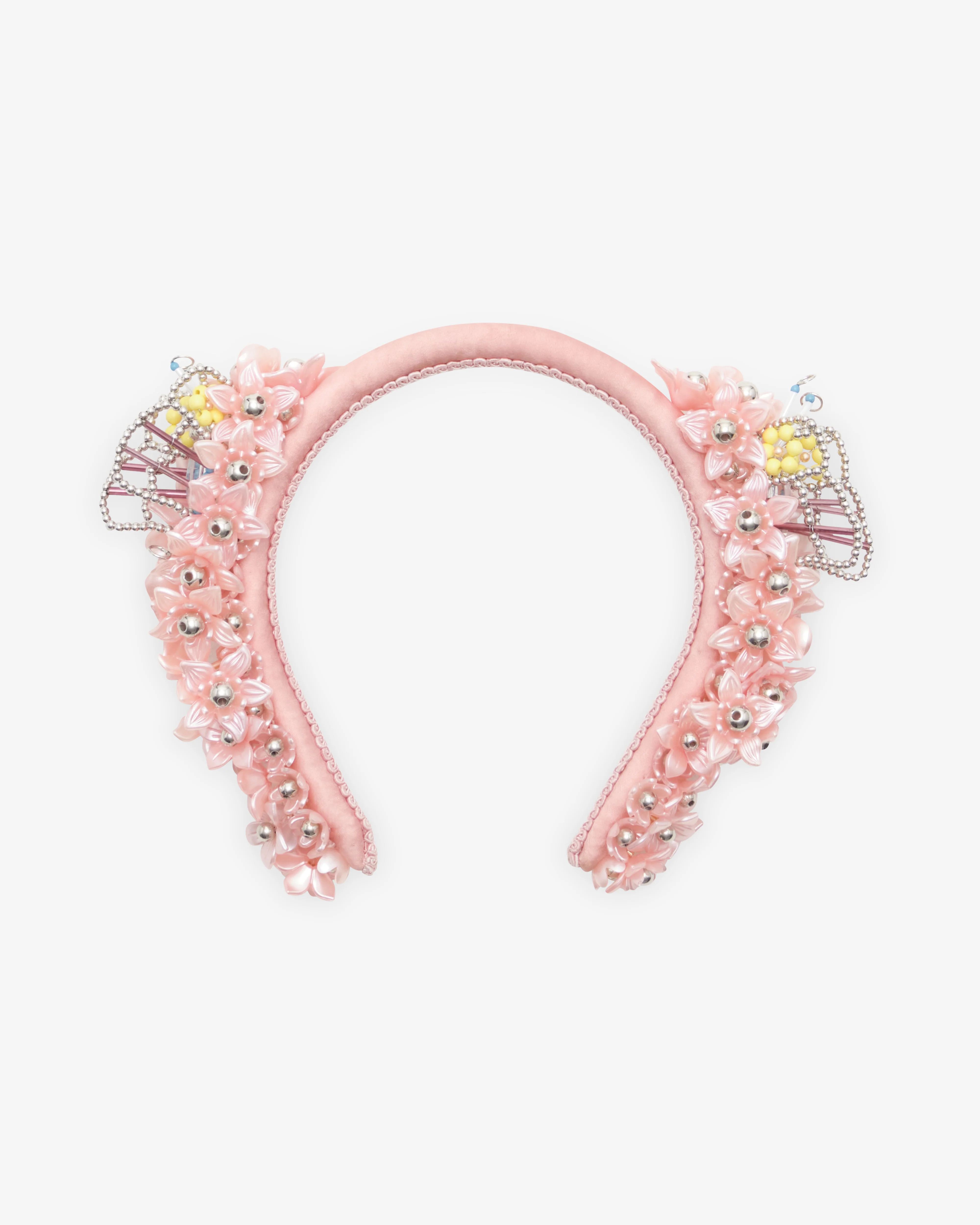 Chopova Lowena - Women's Beaded Butterfly Headband - (Pink)