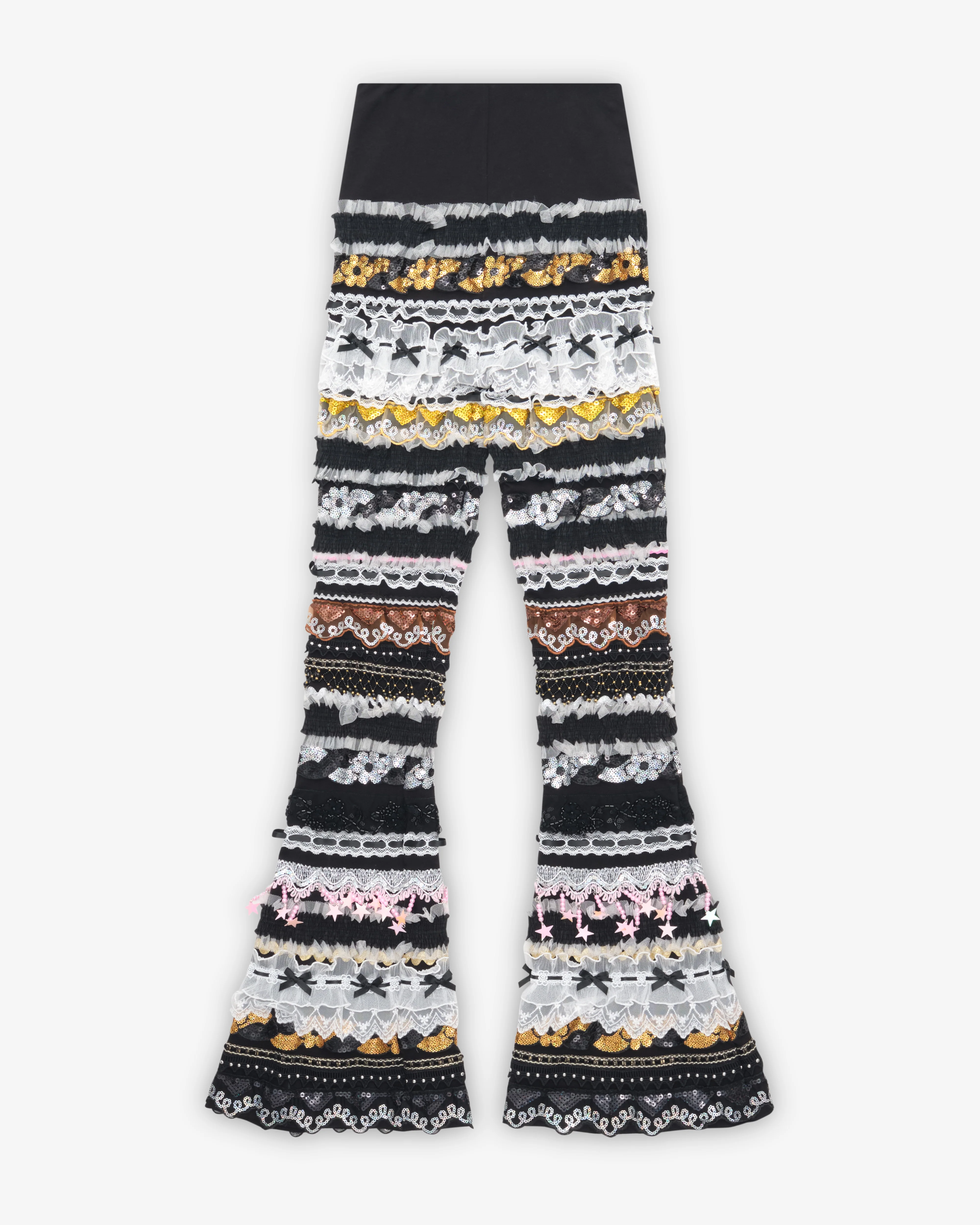 Chopova Lowena - Women's Starbrites Jersey Leggings - (Black/Multi) - Image 2