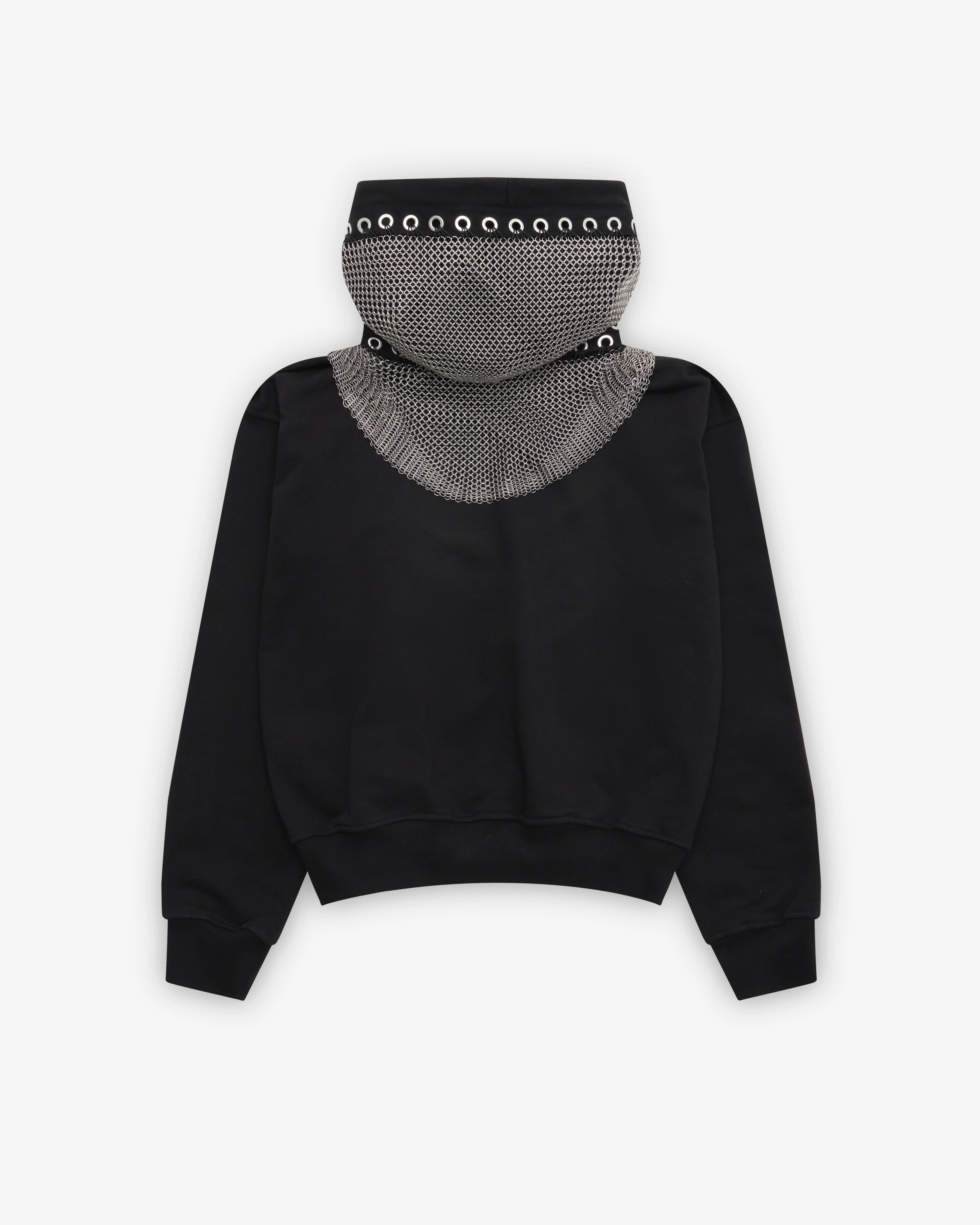 Chopova Lowena - Women's Titan Chainmail Hoodie - (Black/Silver) - Image 2