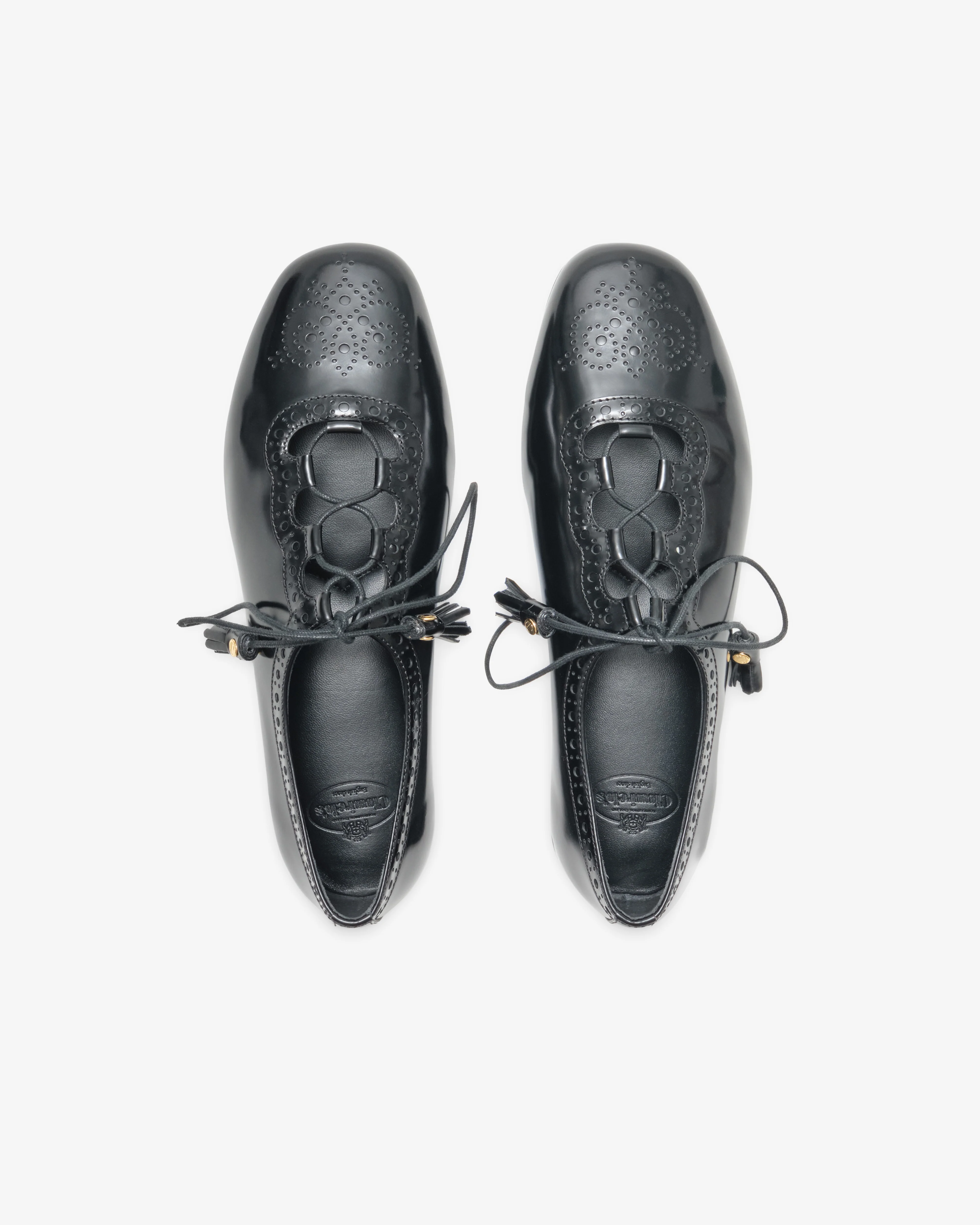 Church's - Women's Lace Up Shoes - (Black) - Image 5