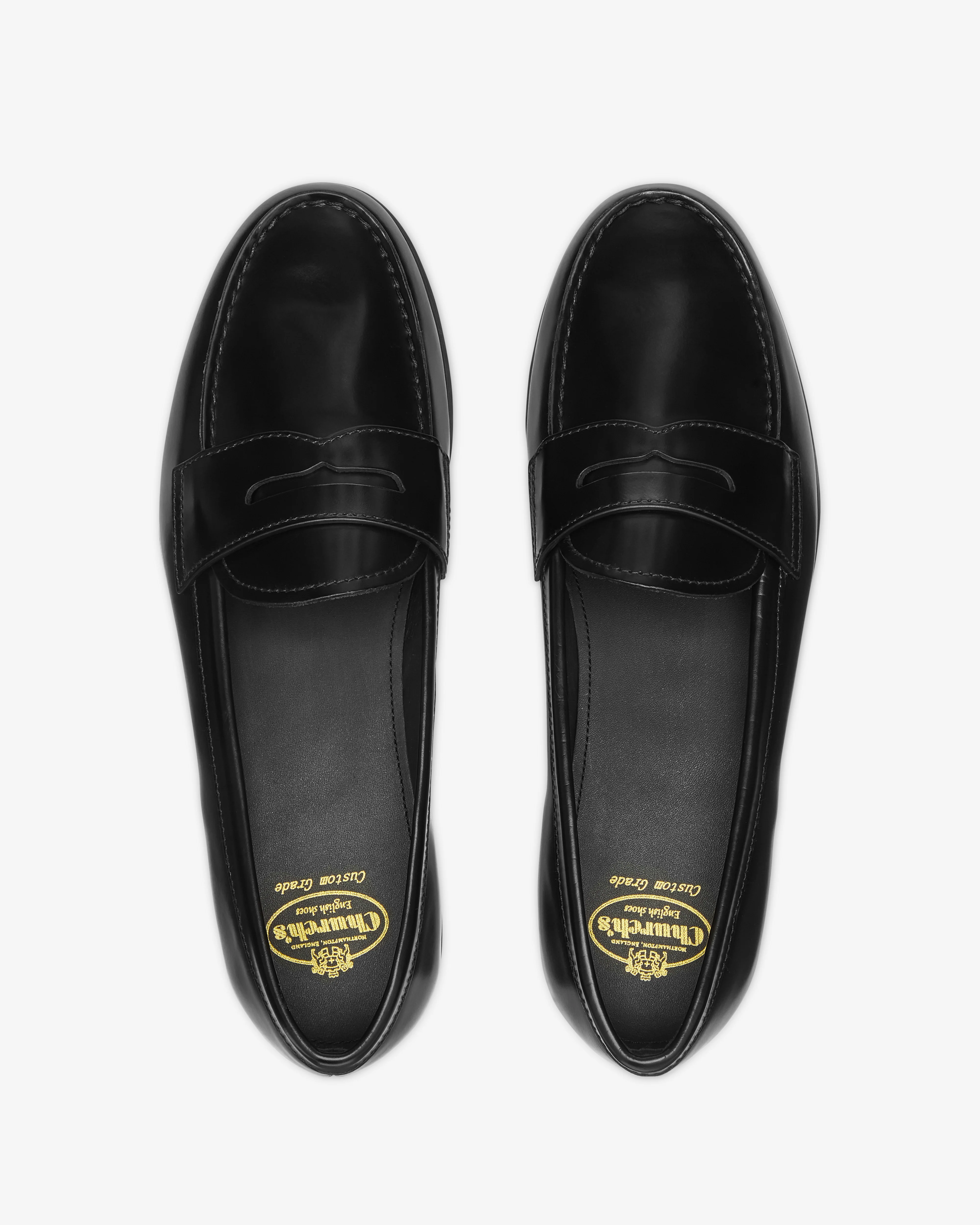 Church's - Women's Leather Loafers - (Black) - Image 6