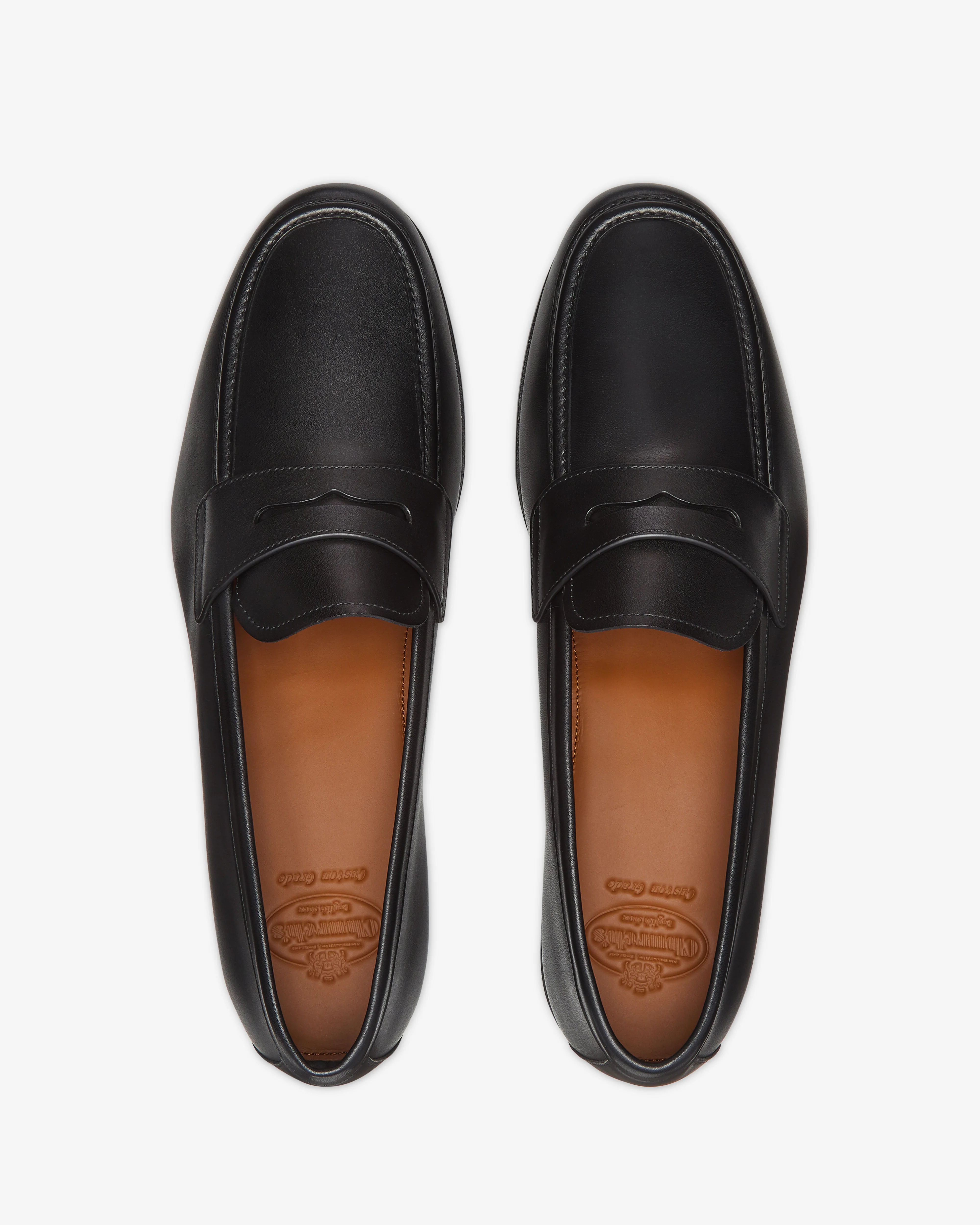 Church's - Men's Leather Loafers - (Black) - Image 6