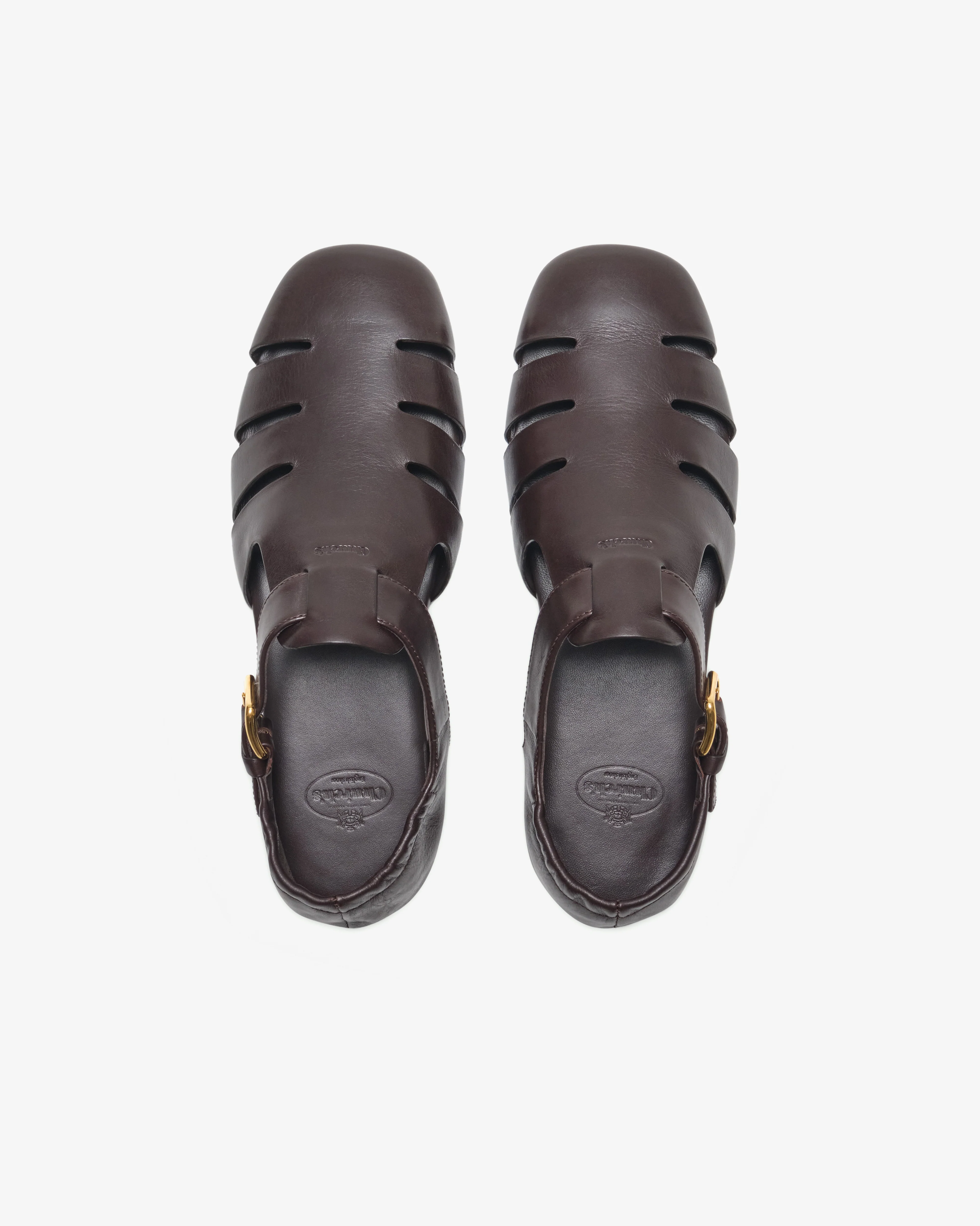 Church's - Women's Leather Sandals - (Ebony) - Image 6