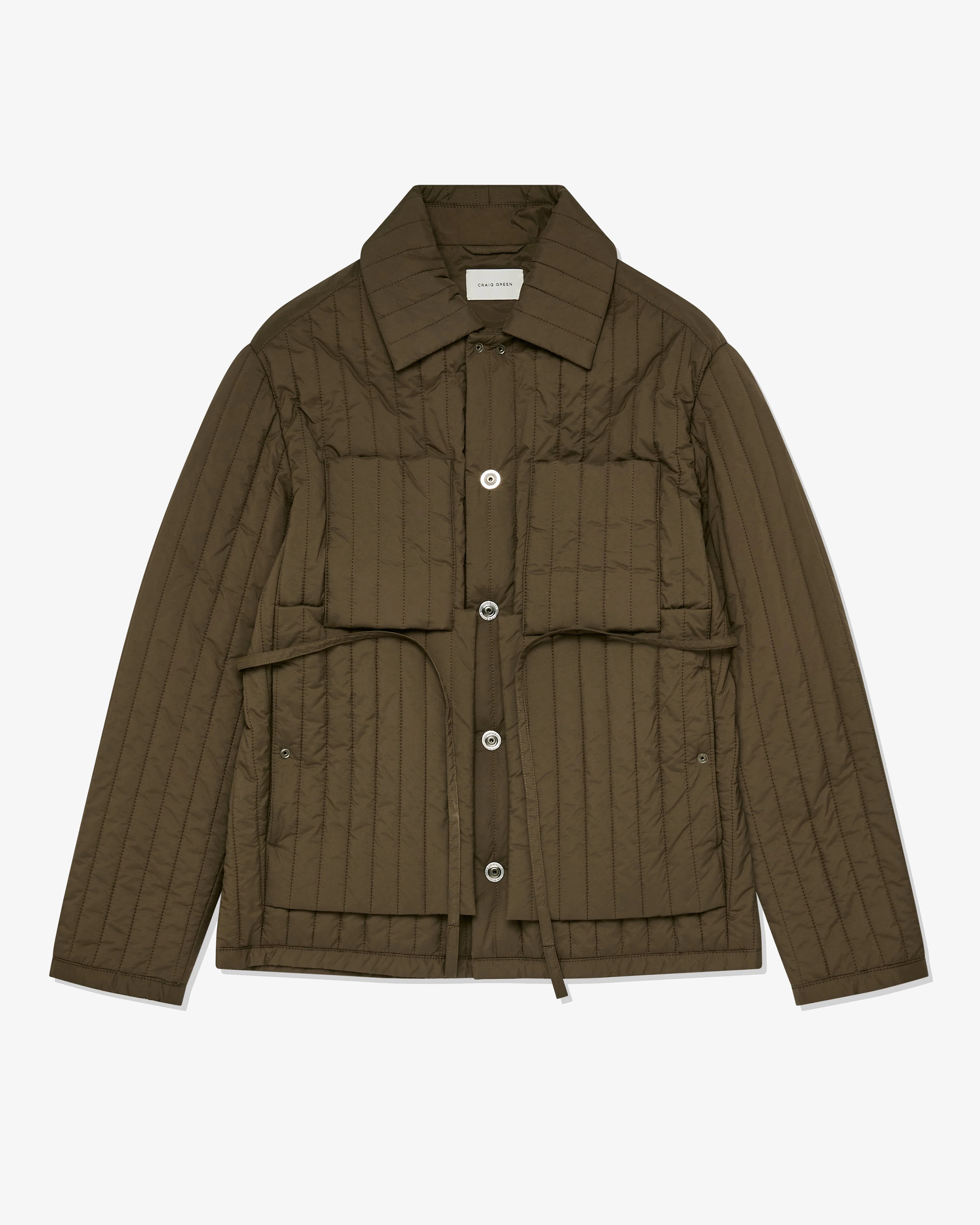 Craig Green - Men's Quilted Worker Jacket - (Brown)