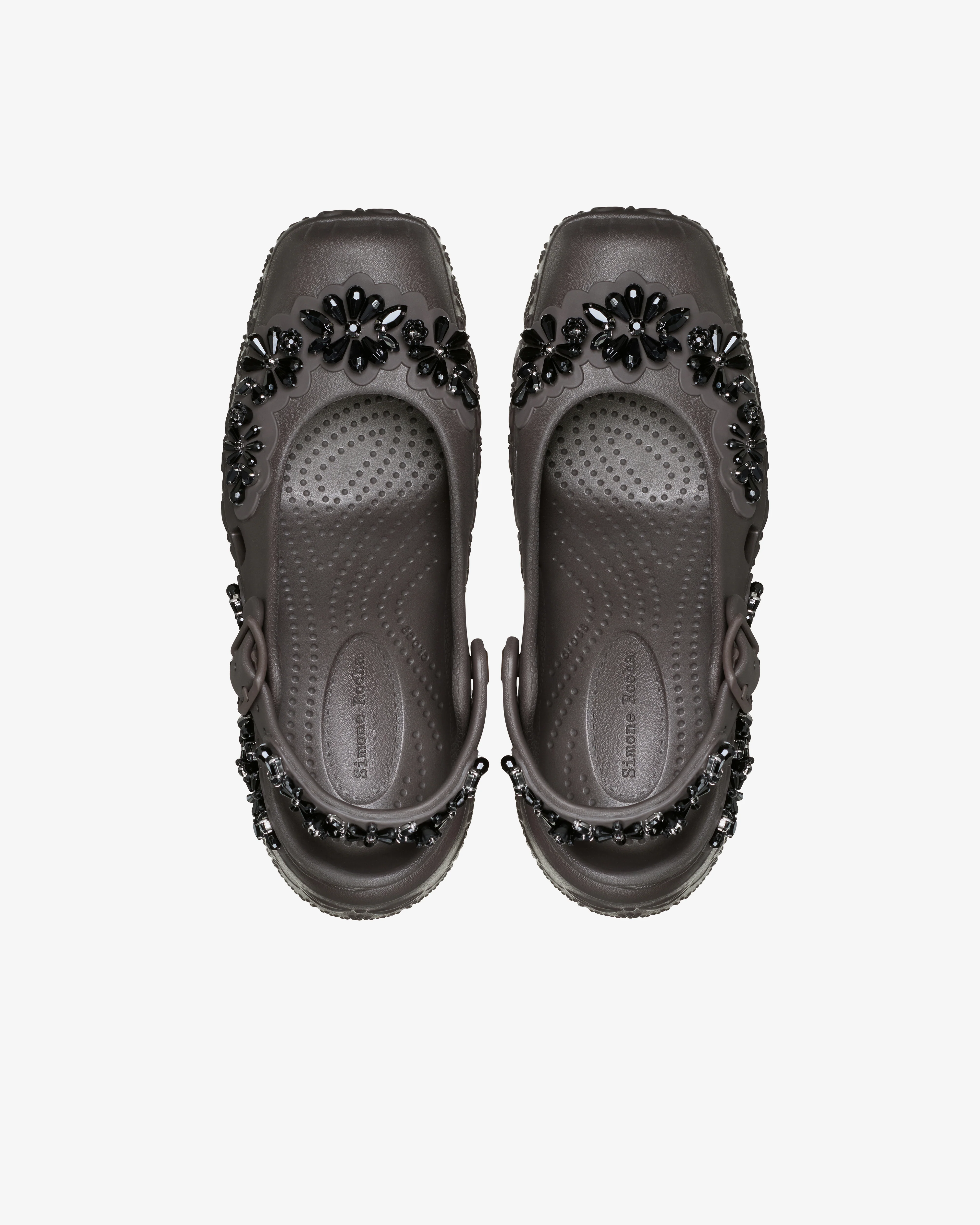 Simone Rocha - Crocs Ballerina Platforms - (Espresso) - Image 3