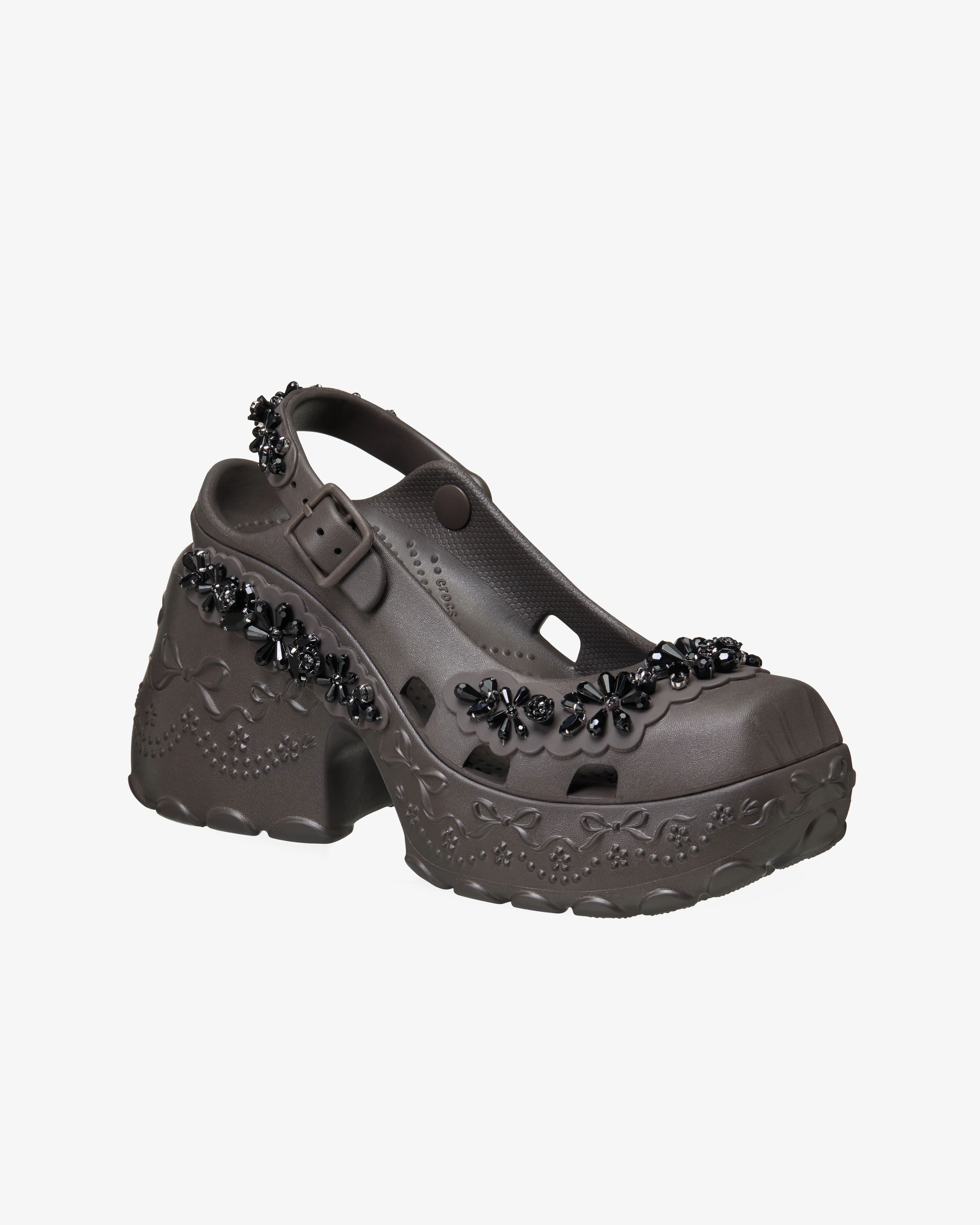 Simone Rocha - Crocs Ballerina Platforms - (Espresso) - Image 5
