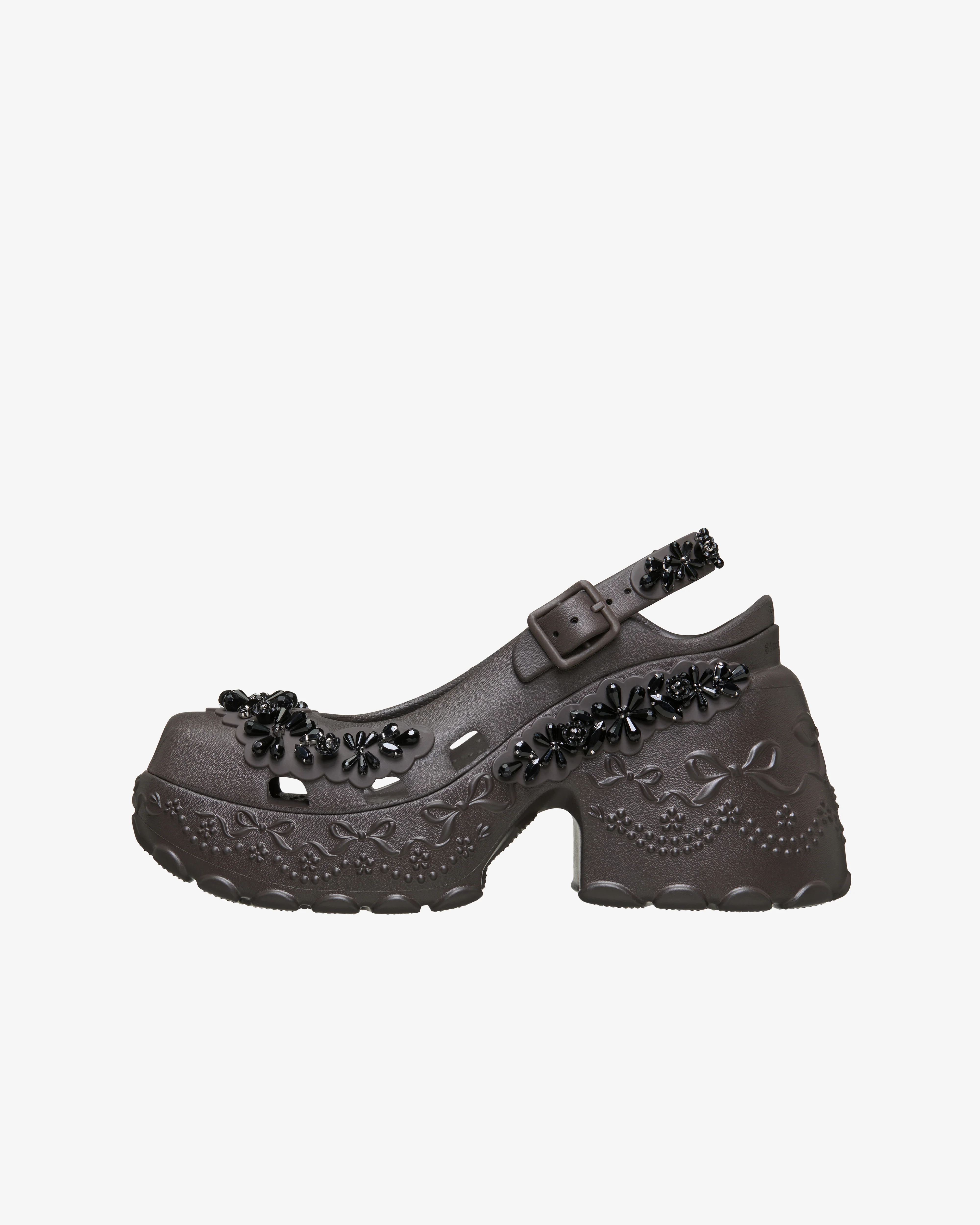 Simone Rocha - Crocs Ballerina Platforms - (Espresso) - Image 7