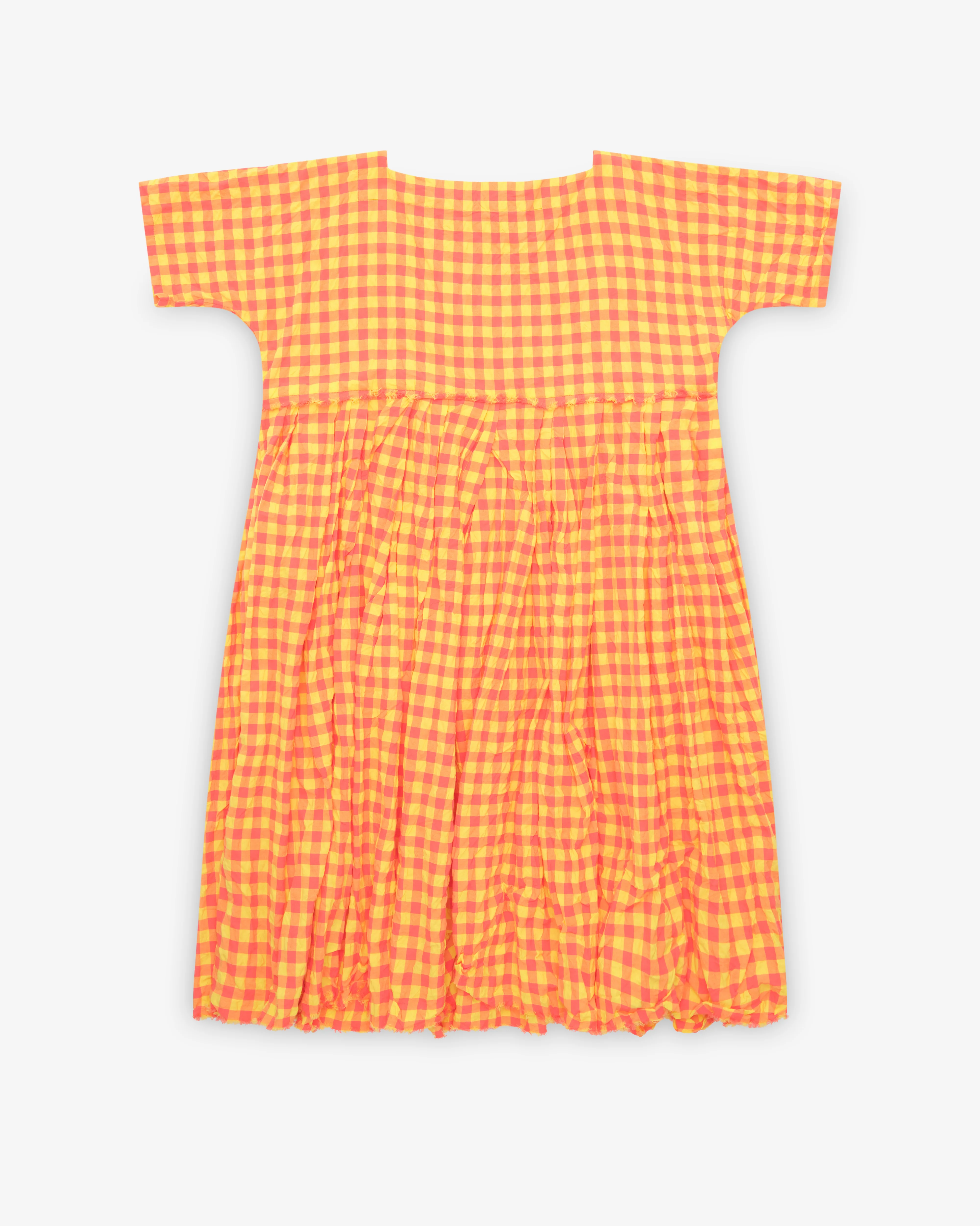 Daniela Gregis - Women's Gingham Dress - (Pink/Yellow) - Image 2