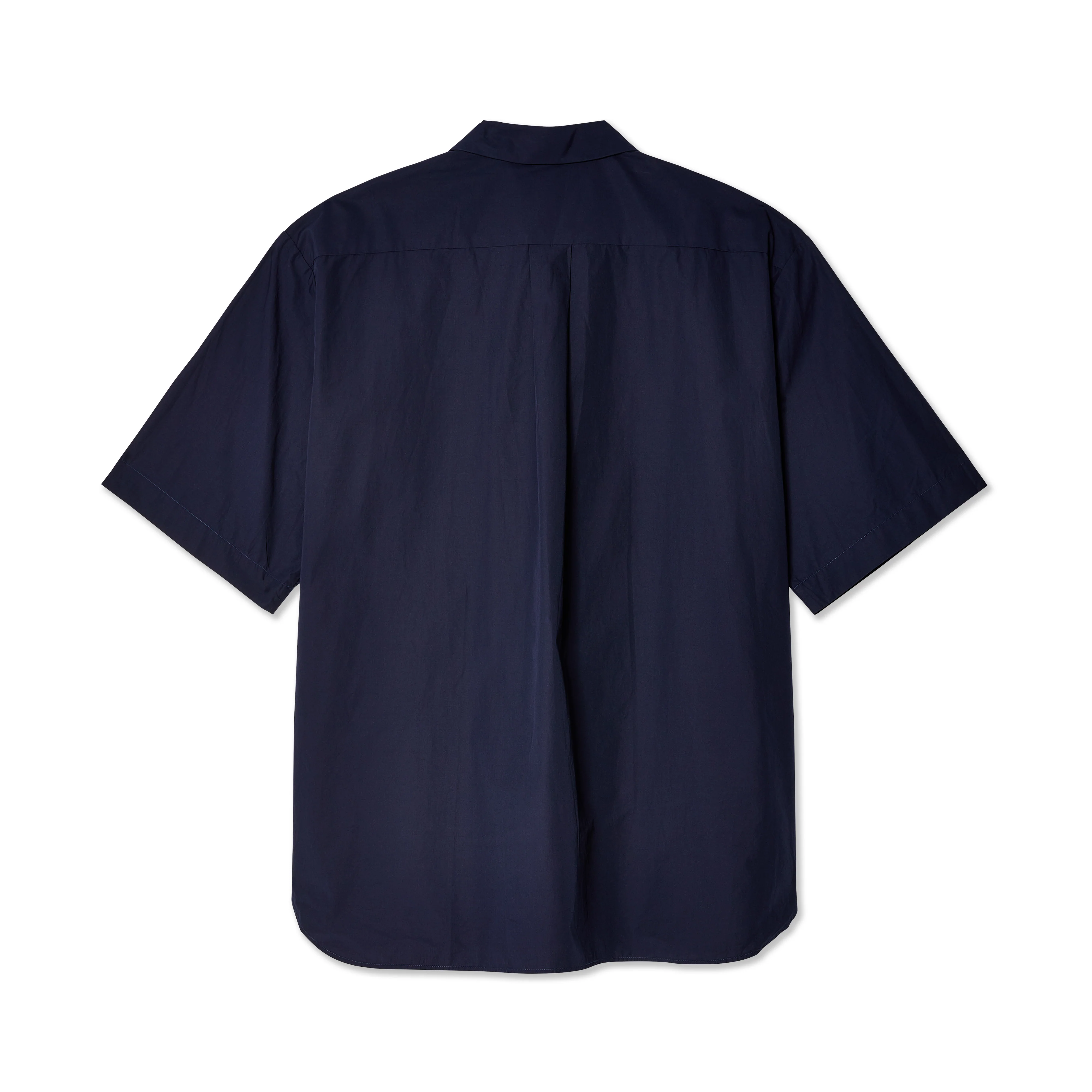 Danton - Men's Supima Poplin Solid Shirt - (Navy) - Image 2