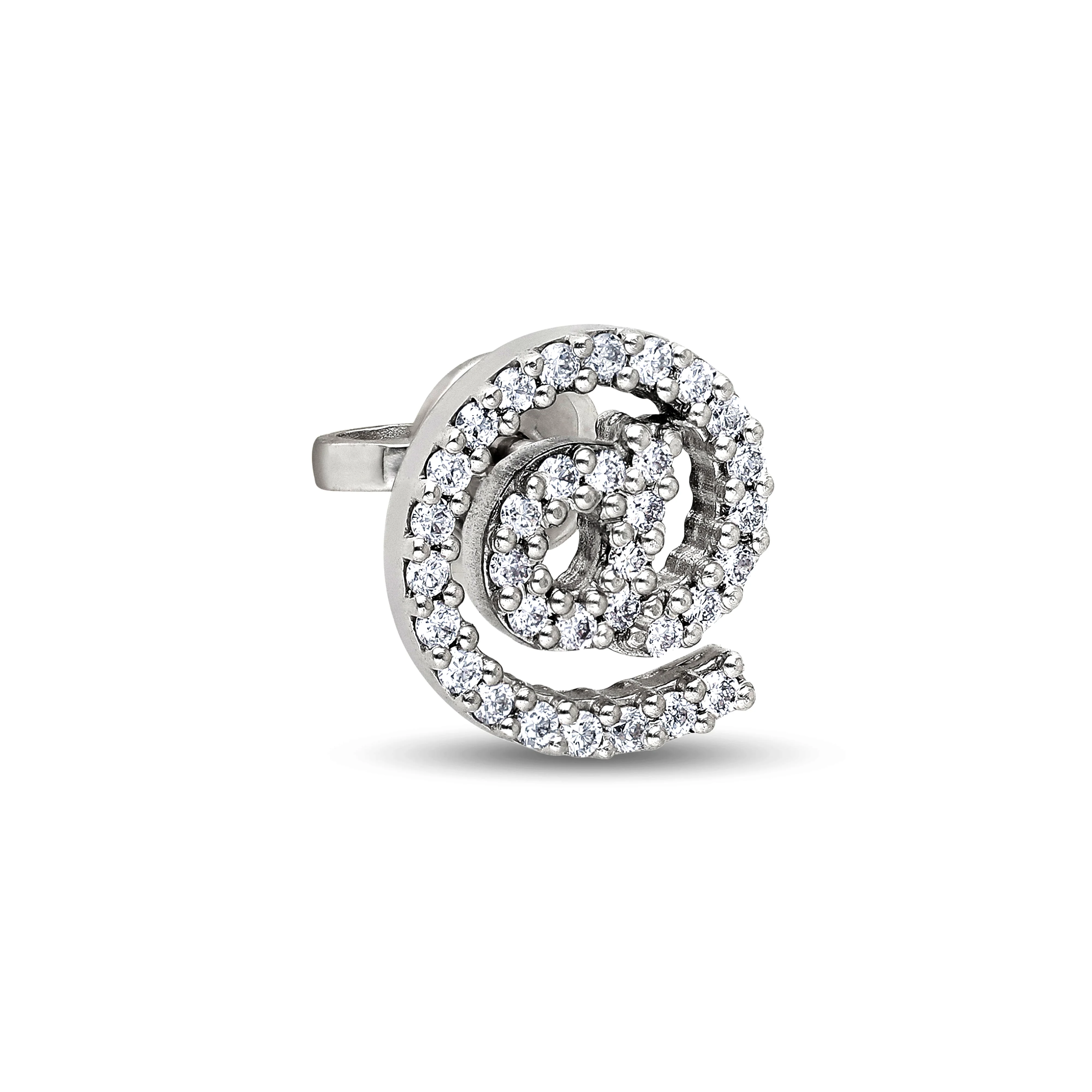 Delfina Delettrez - 1987 Snail Stud - (White Gold) - Image 3