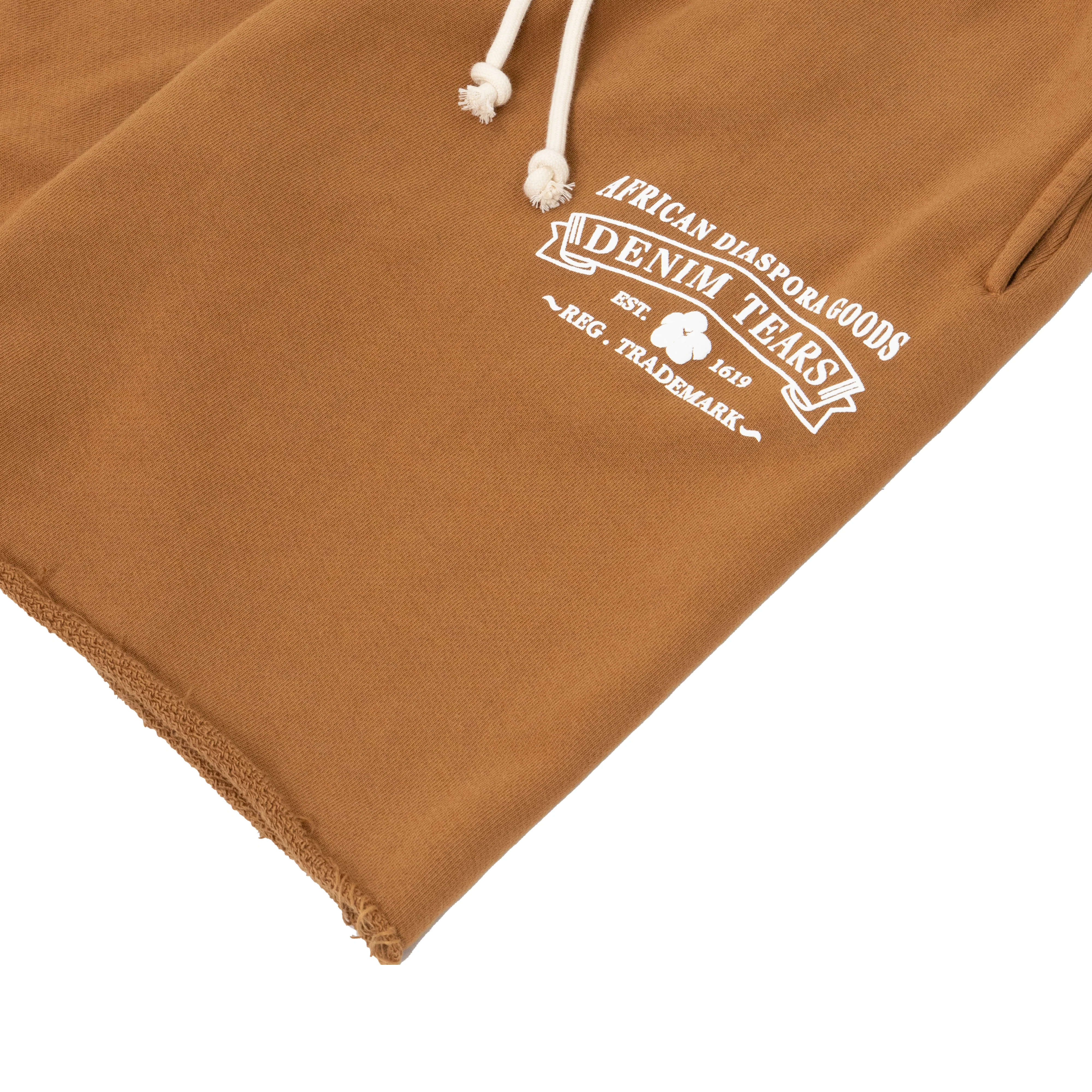 Denim Tears - ADG Sweatshorts - (Washed Brown) - Image 3