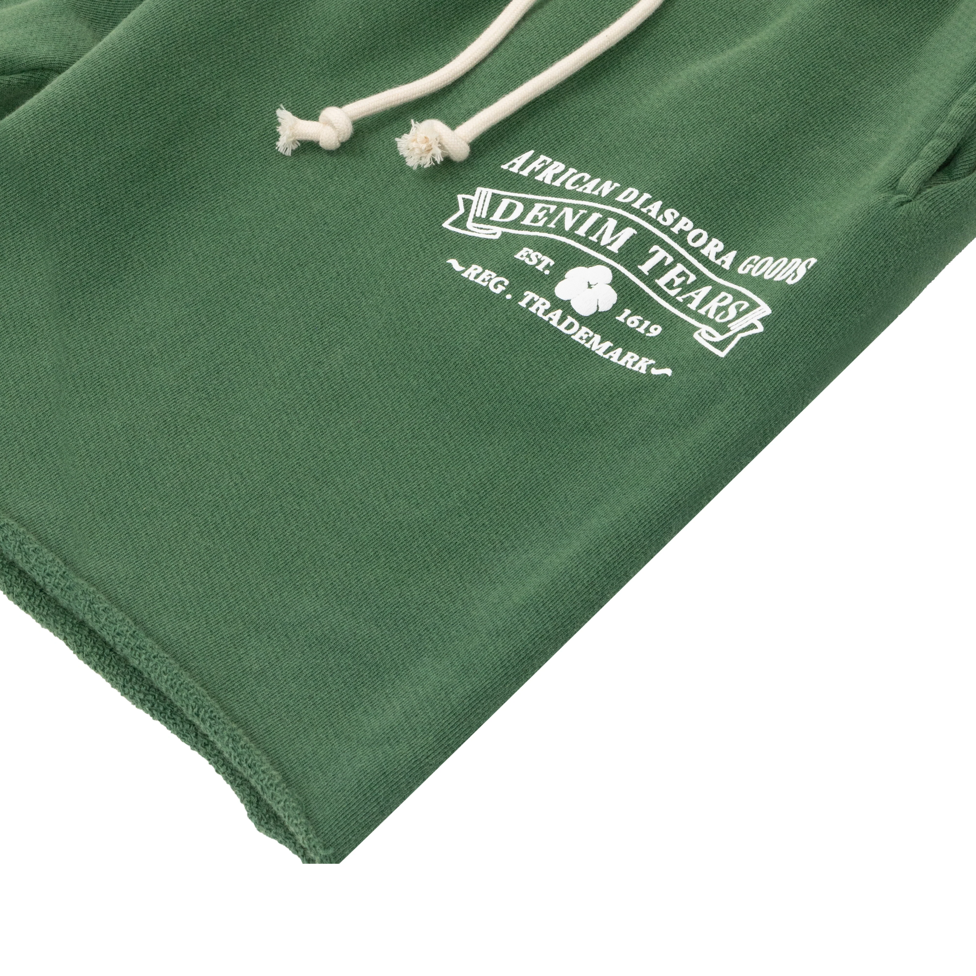 Denim Tears - ADG Sweatshorts - (Washed Green) - Image 3