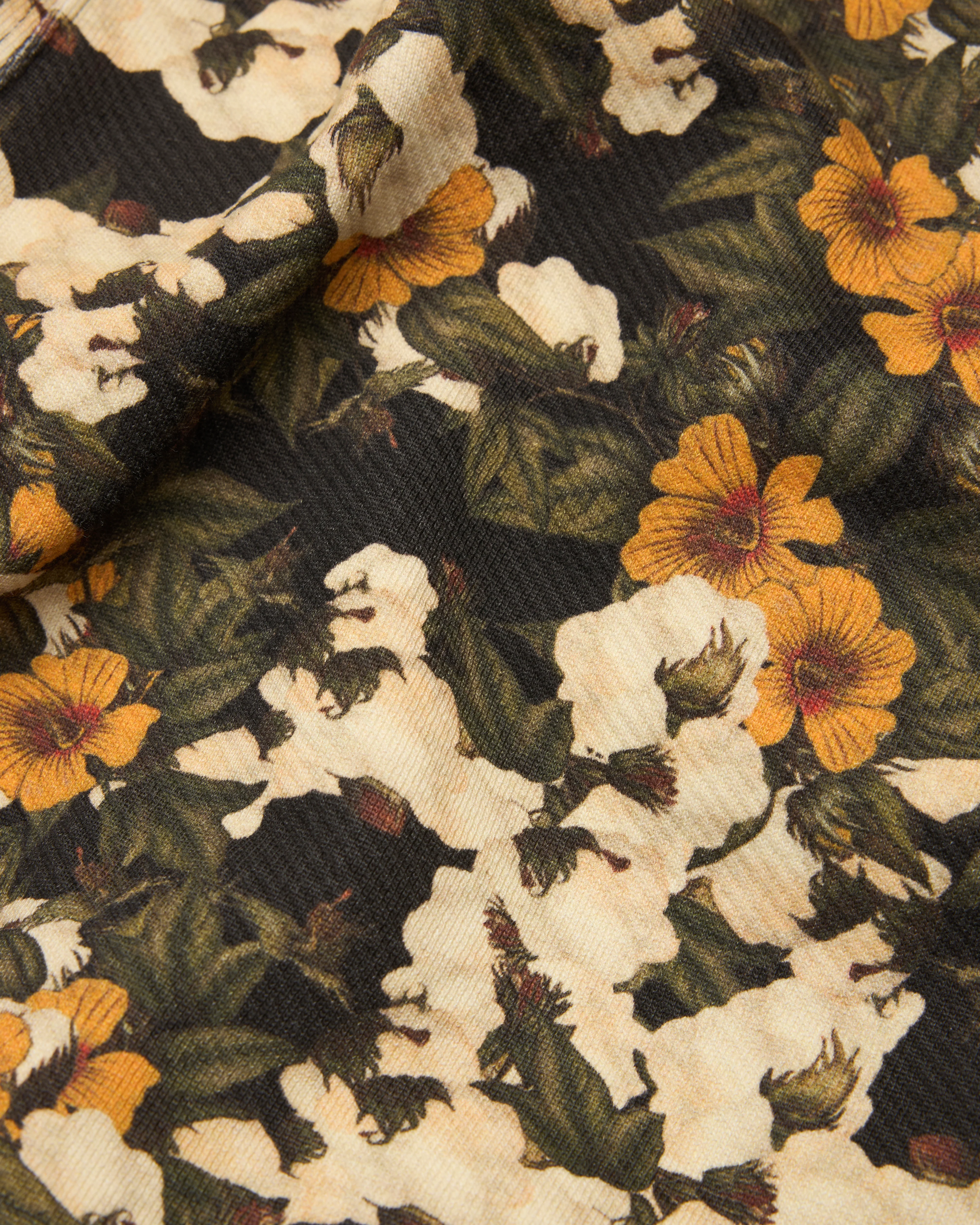 Denim Tears - Men's Floral Wreath Sweatpant- (Green / Yellow) - Image 3