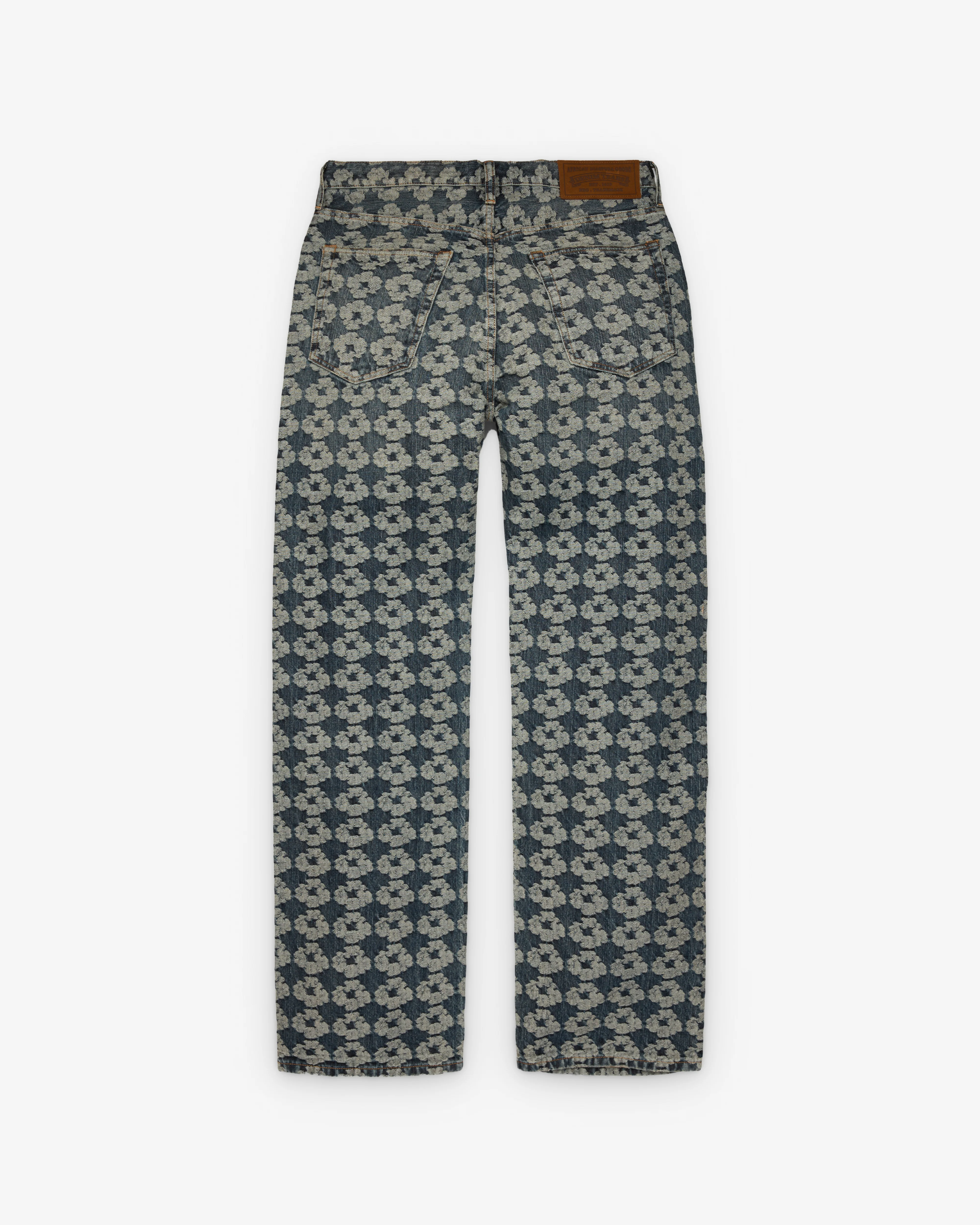 Denim Tears - Men's Baggy Jacquard Denim Pants - (Jacquard) - Image 2