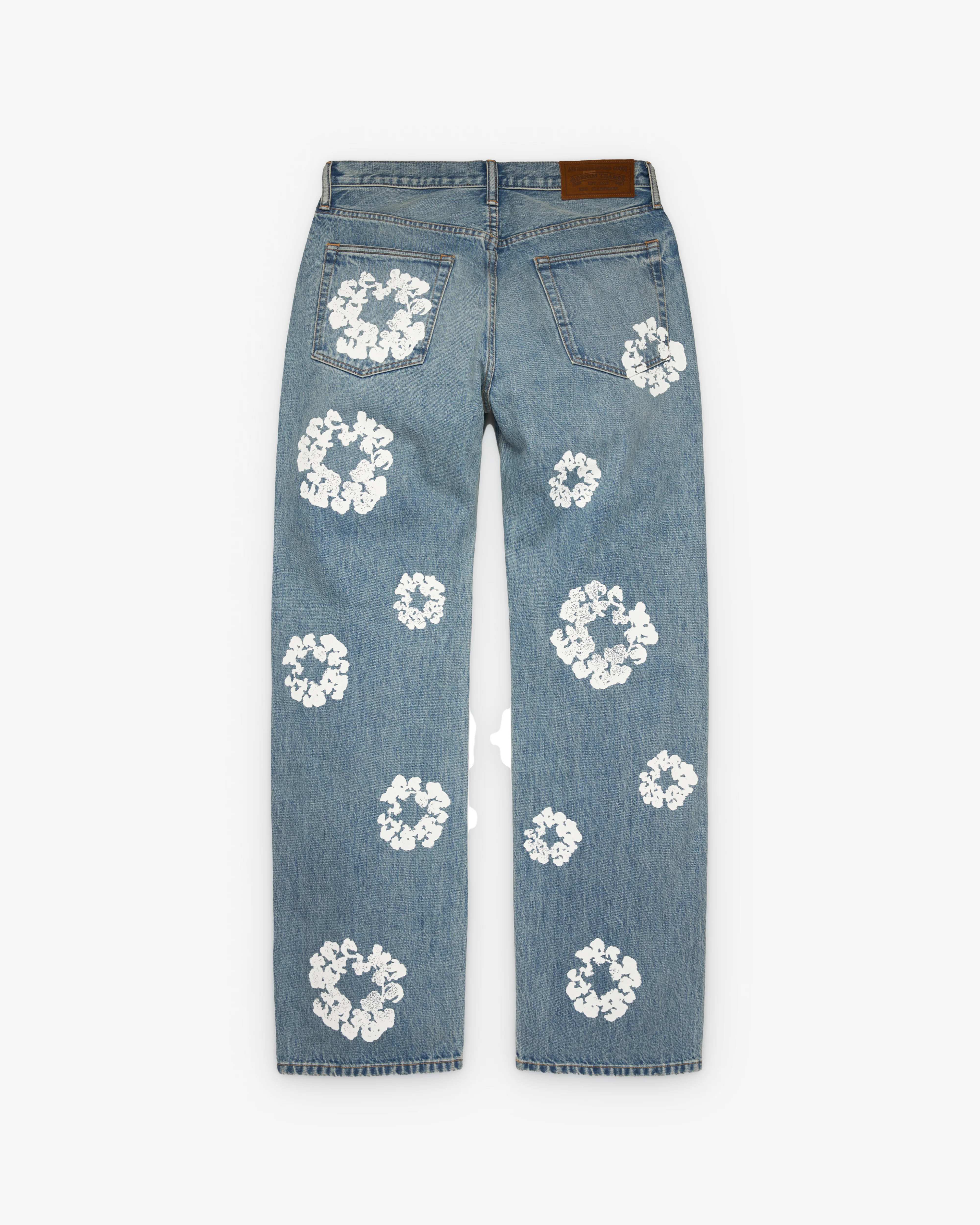 Denim Tears - Men's Baggy Denim Pants - (Light Wash) - Image 2