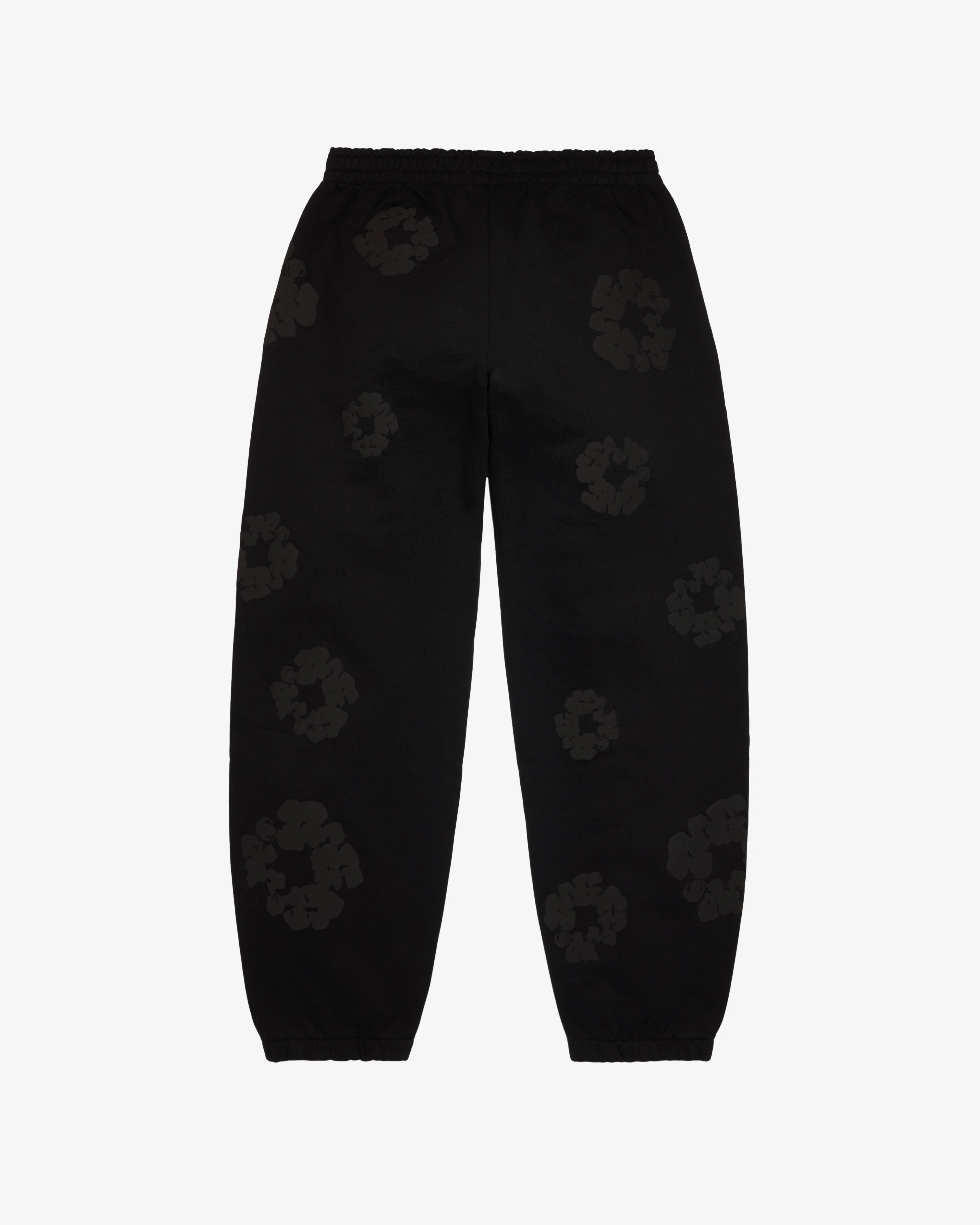 Denim Tears - Men's Mono Cotton Wreath Sweatpant - (Black) - Image 2