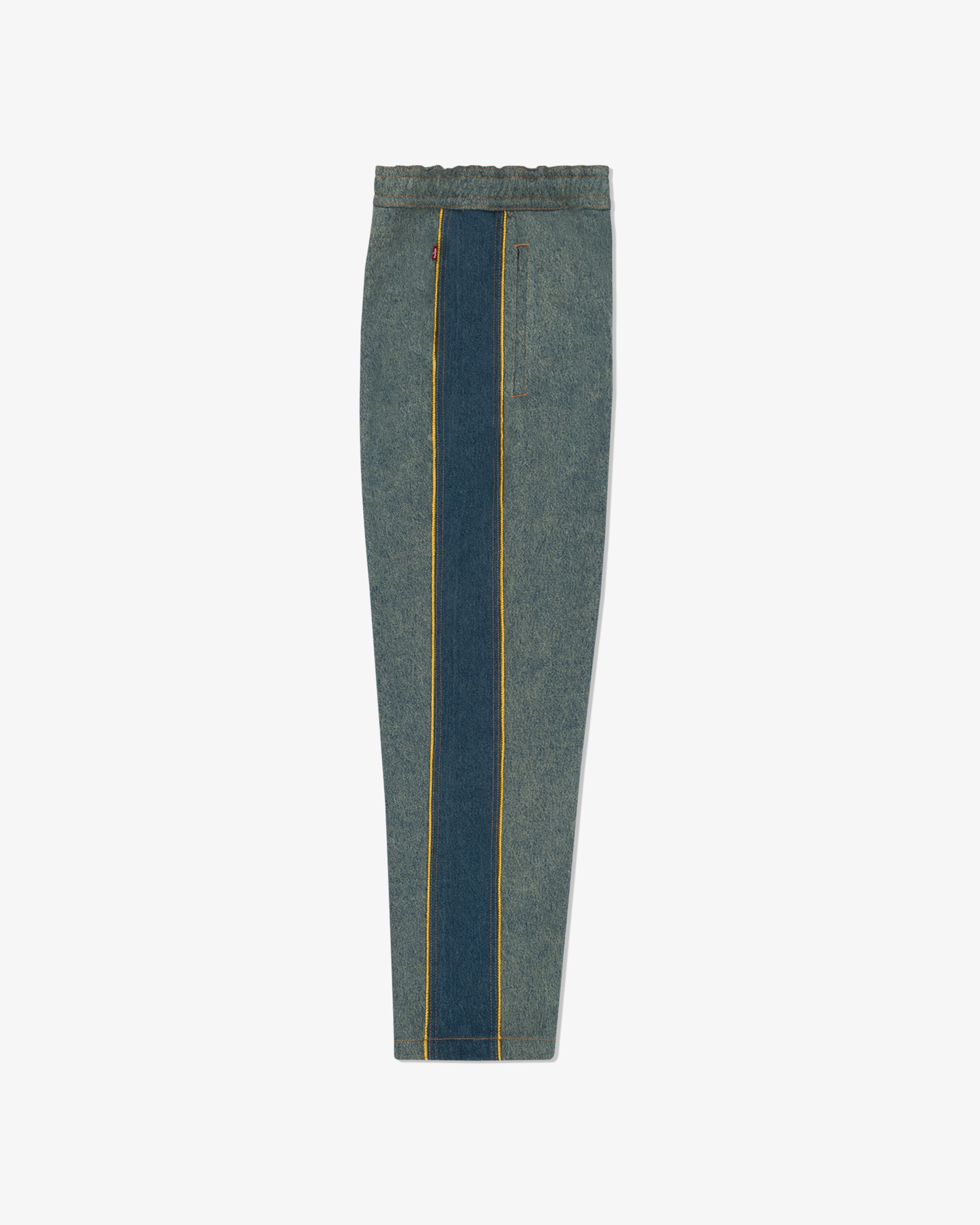 Denim Tears x Levi's - Men's Cotton Fleur De-Lis Denim Track Pants - (Blue) - Image 3