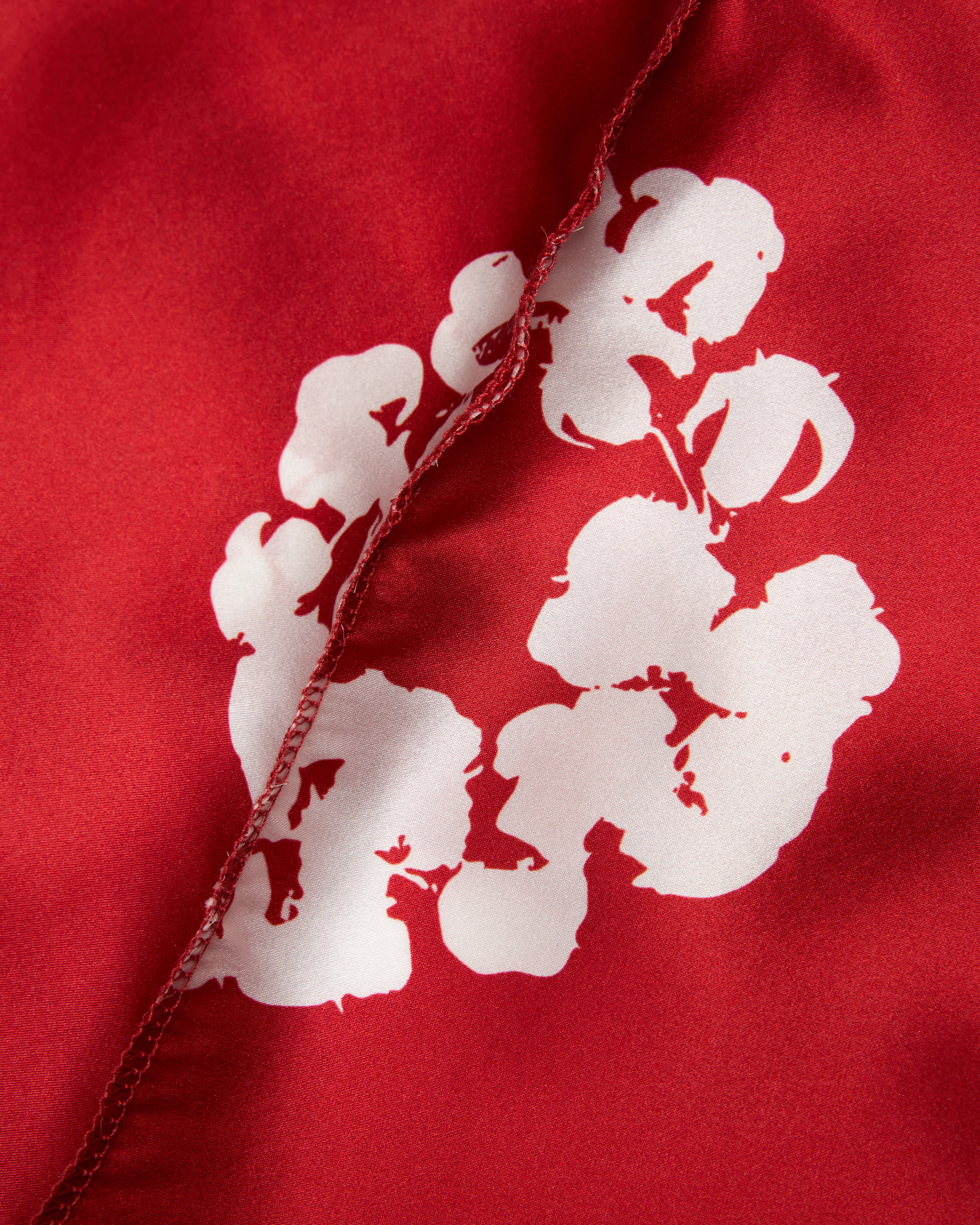 Denim Tears - Men's Cotton Wreath Durag - (Red) - Image 2